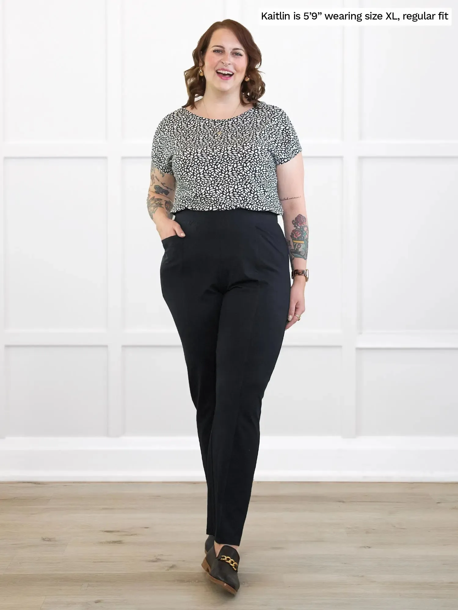 Tibby high waisted straight leg pant - FINAL SALE sold by Miik product image thumbnail 3