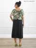 Alondra pocket midi skirt sold by Miik