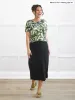 Alondra pocket midi skirt sold by Miik