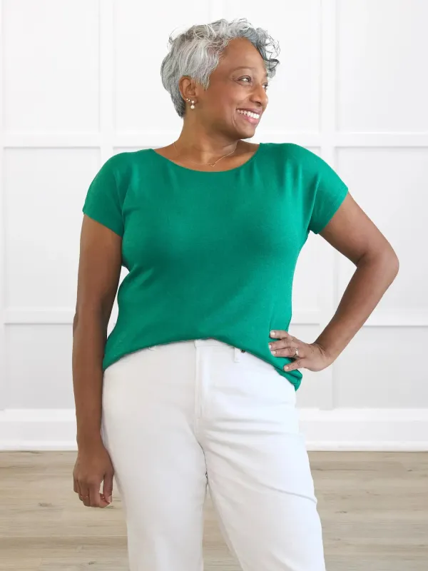 Mimi reversible neckline dolman top - FINAL SALE sold by Miik