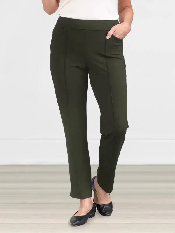 [40% OFF] Christal pull-on pintuck ankle pant [FABRIC IRREGULARITIES] FINAL SALE sold by Miik