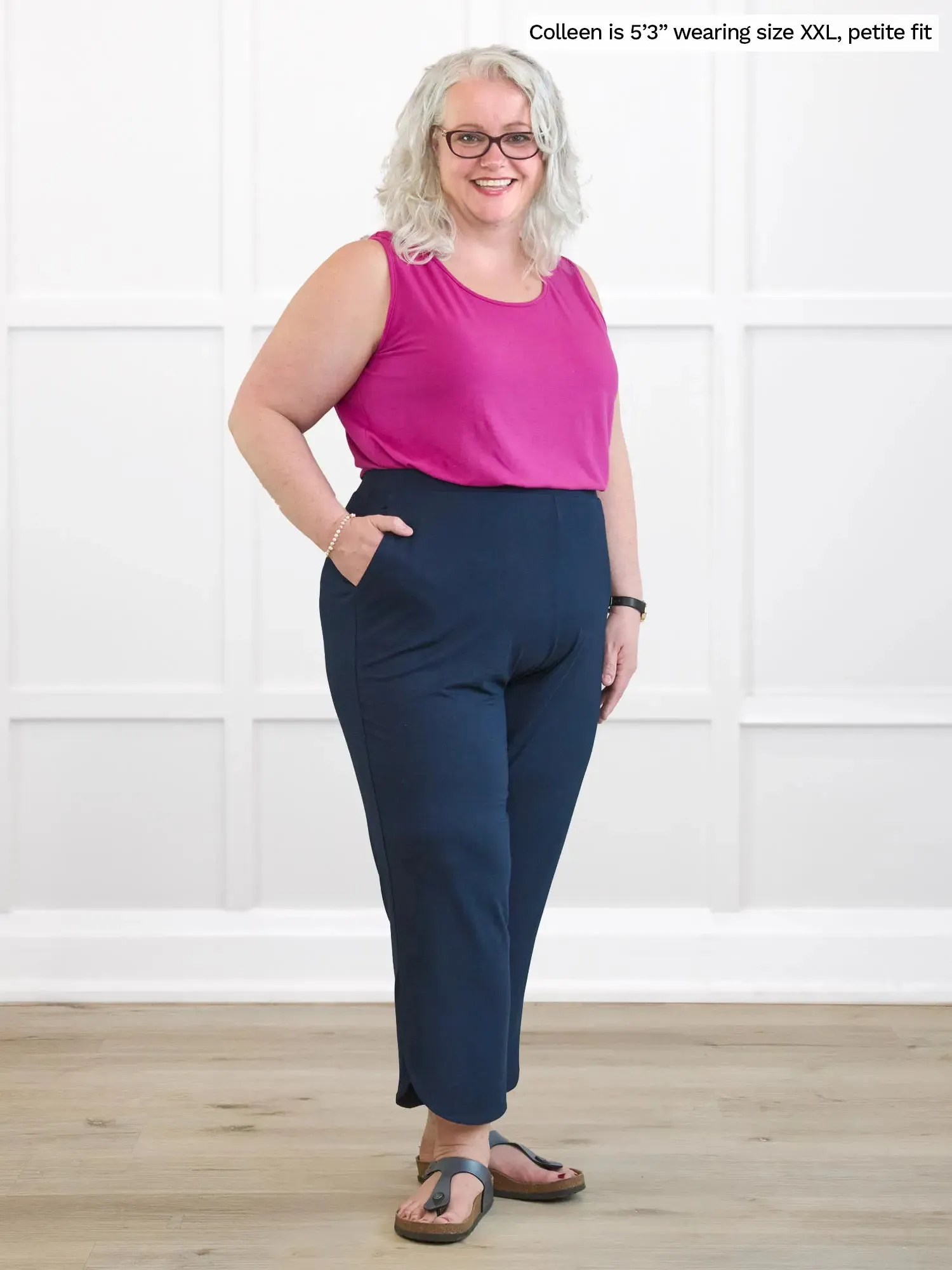 Shyanne reversible neckline side slit tank sold by Miik product image thumbnail 4