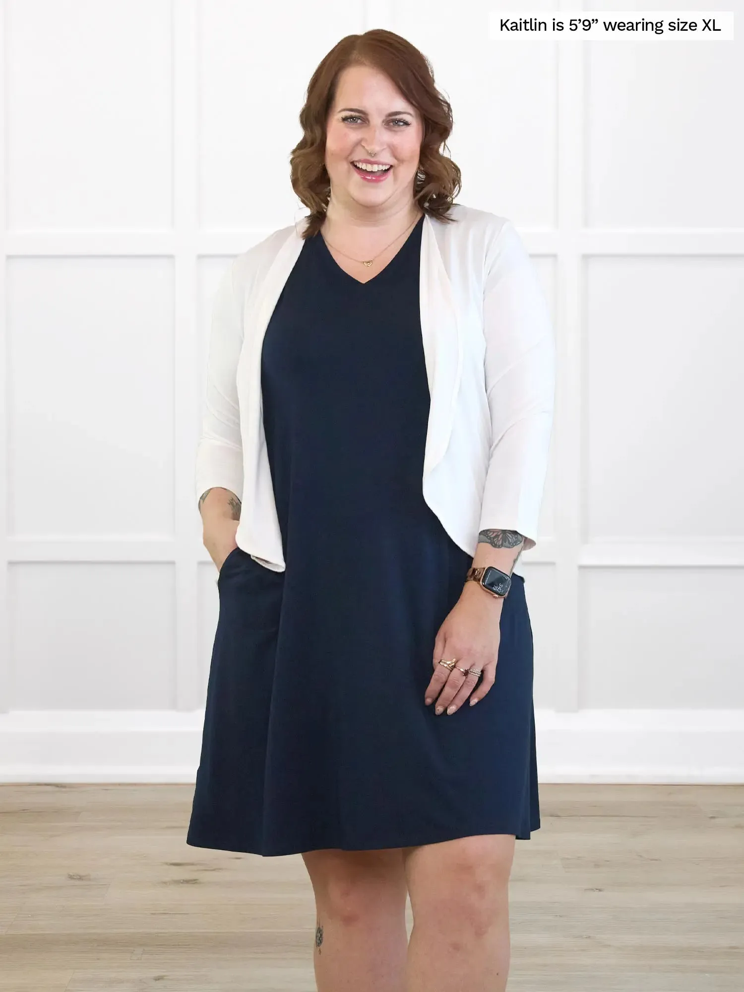 Silas t-shirt dress with pockets - FINAL SALE sold by Miik product image thumbnail 4