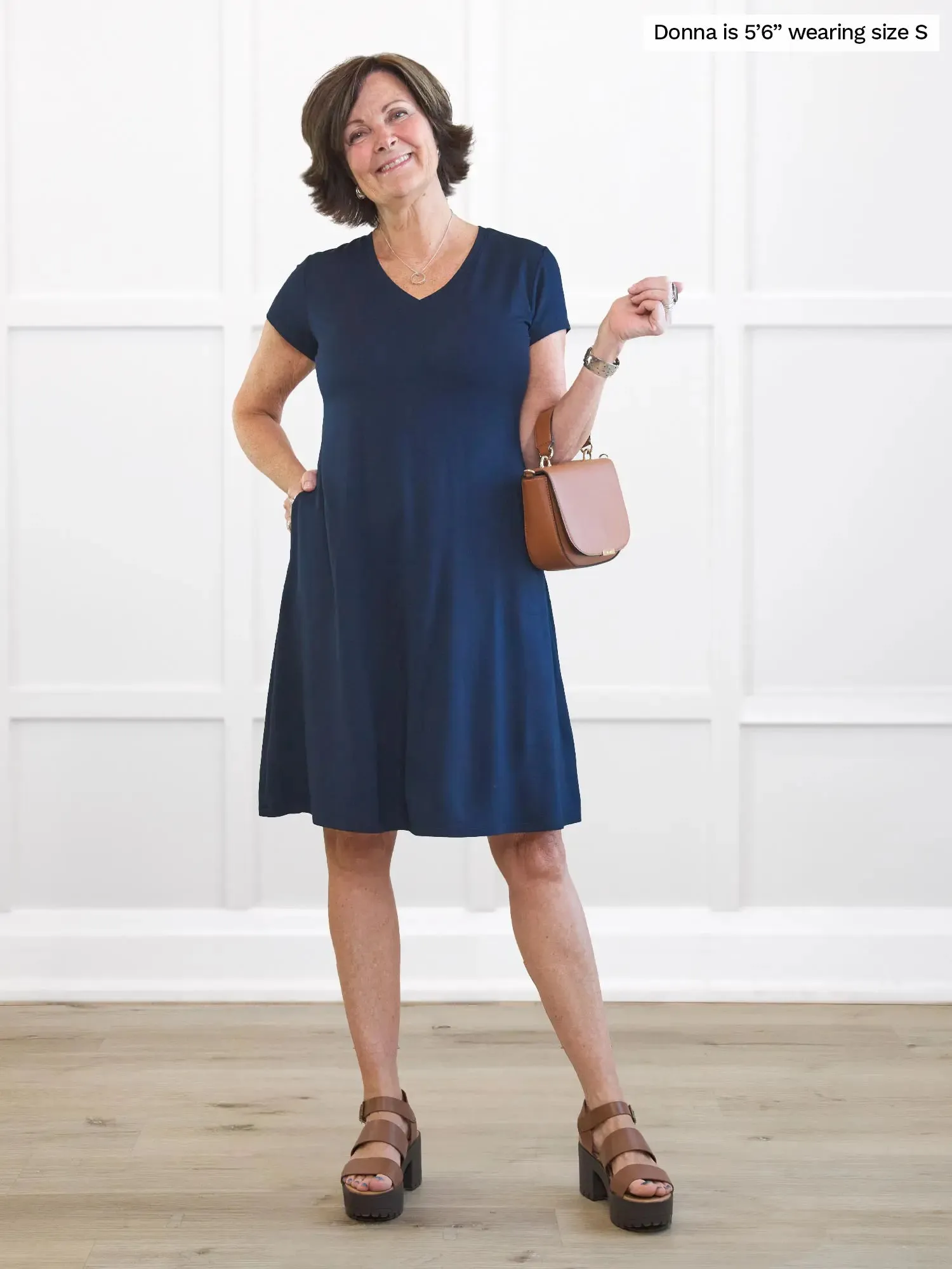 Silas t-shirt dress with pockets - FINAL SALE sold by Miik product image thumbnail 3