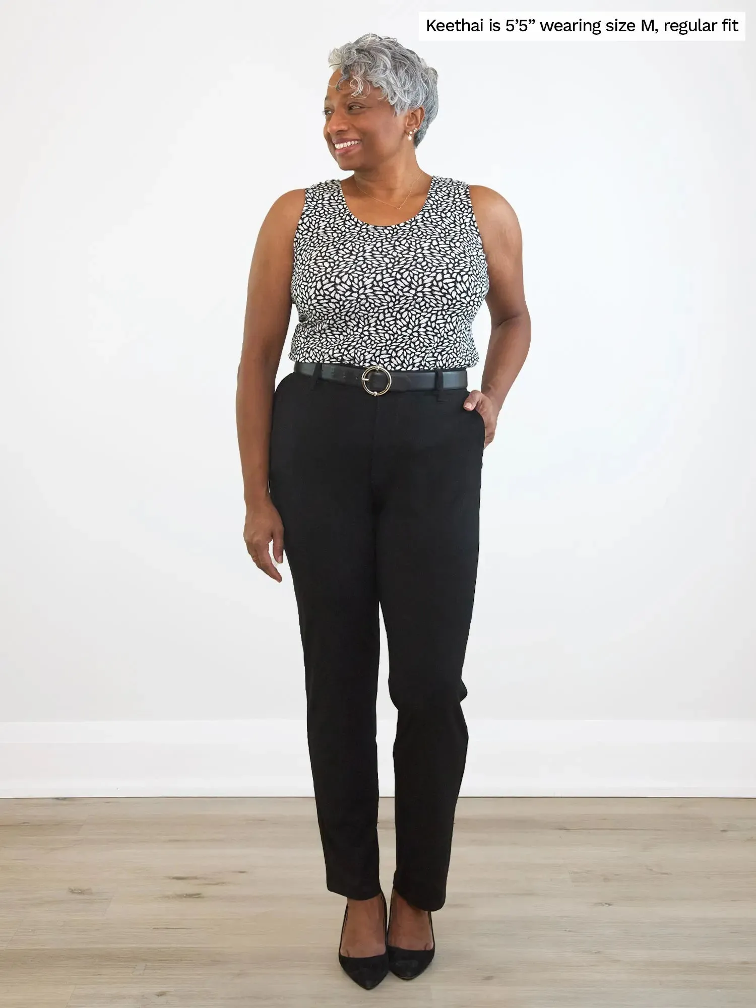 Asia mid-rise slim pant sold by Miik product image thumbnail 2