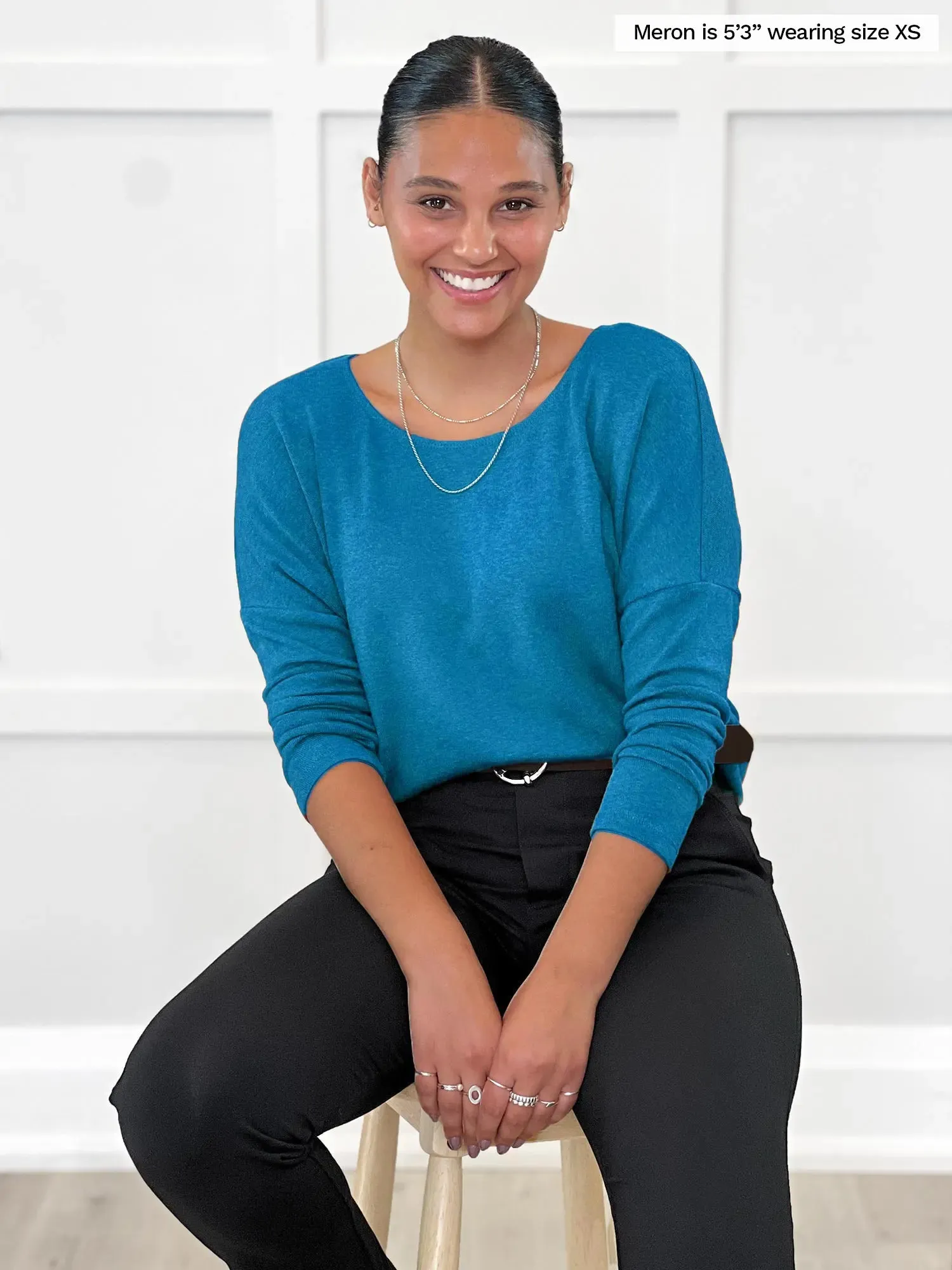Rosalie long sleeve dolman sweater sold by Miik product image thumbnail 2