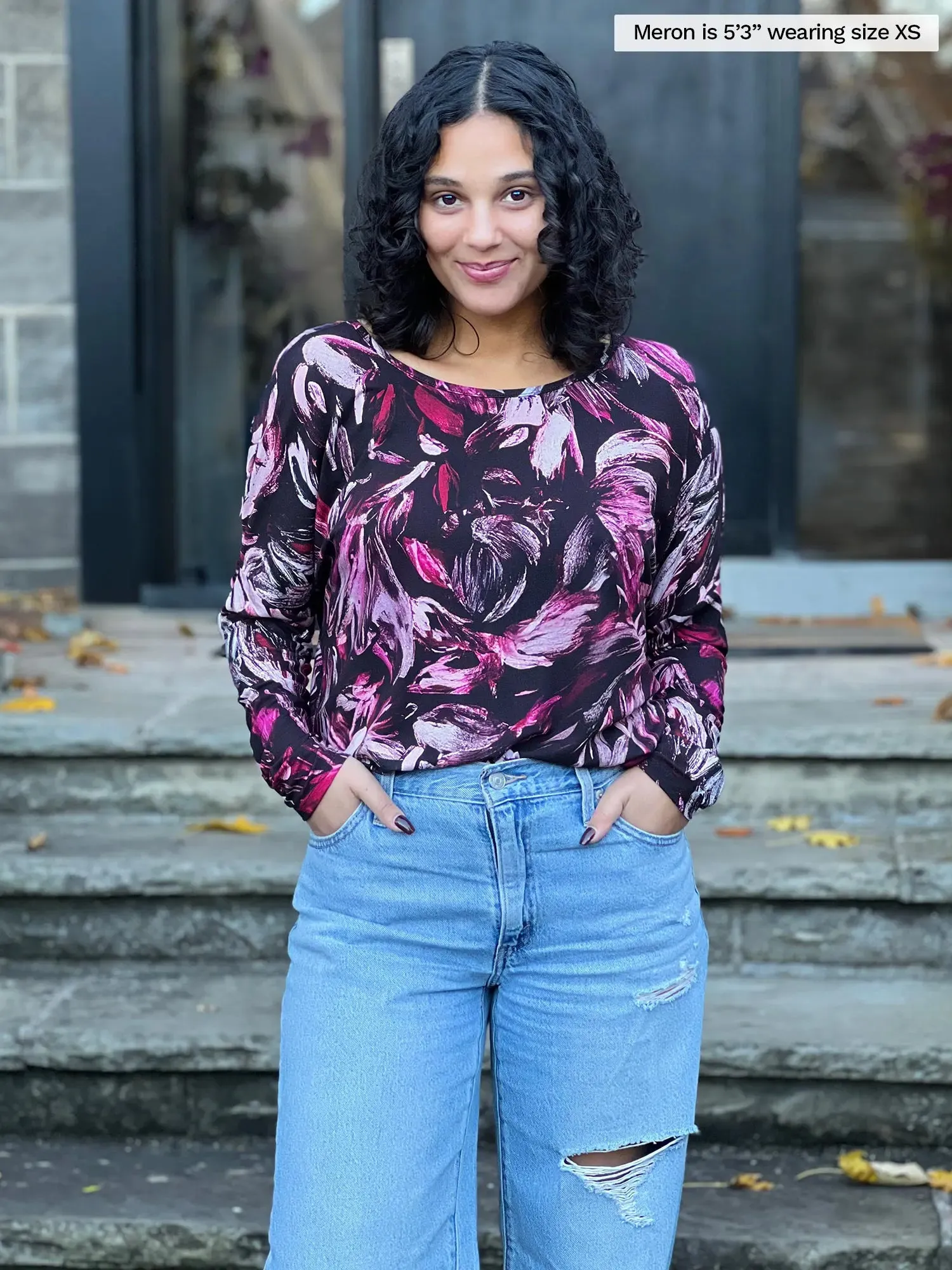 Ramona reversible neckline dolman top - FINAL SALE sold by Miik product image thumbnail 3