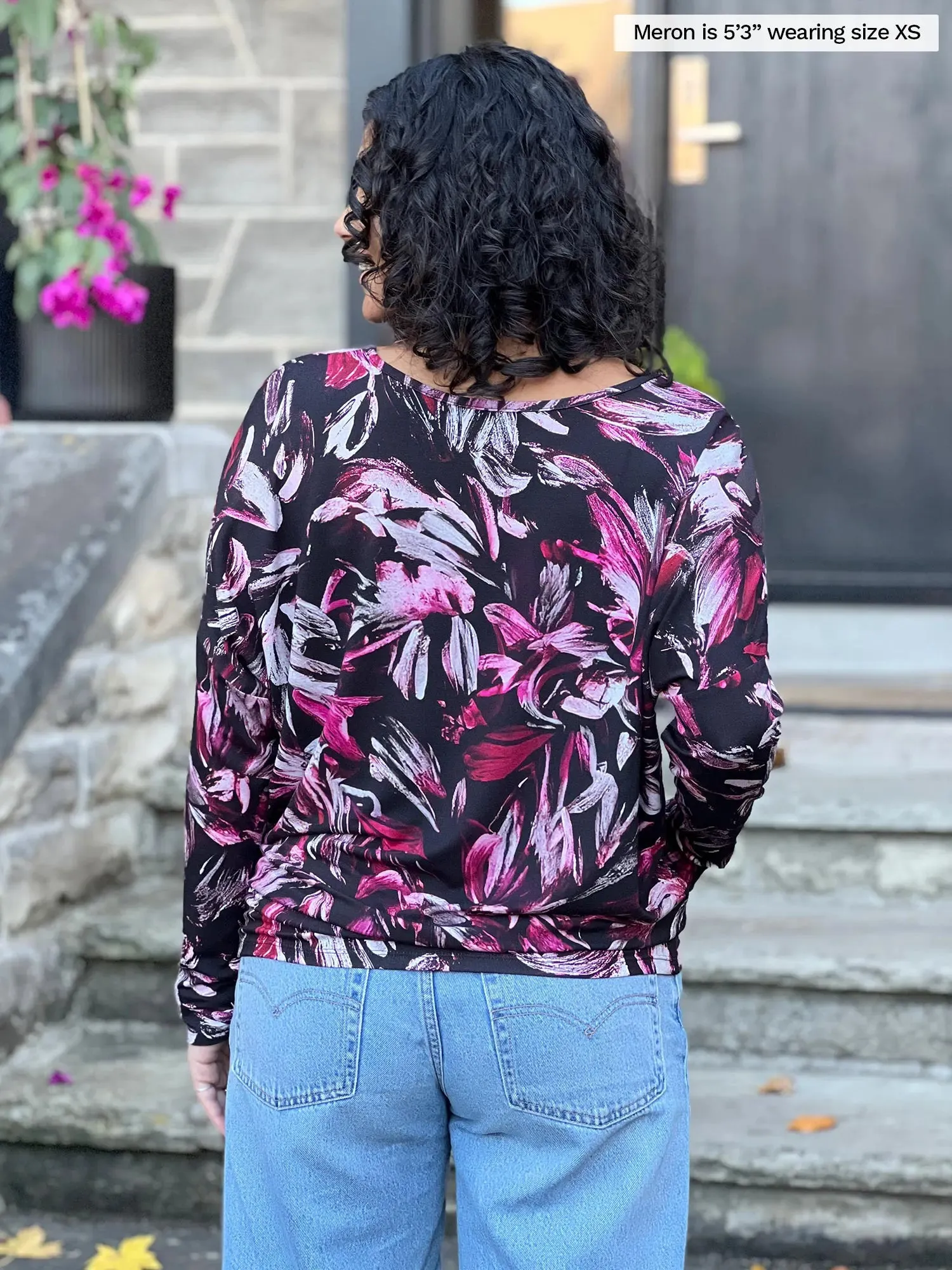 Ramona reversible neckline dolman top - FINAL SALE sold by Miik product image thumbnail 4