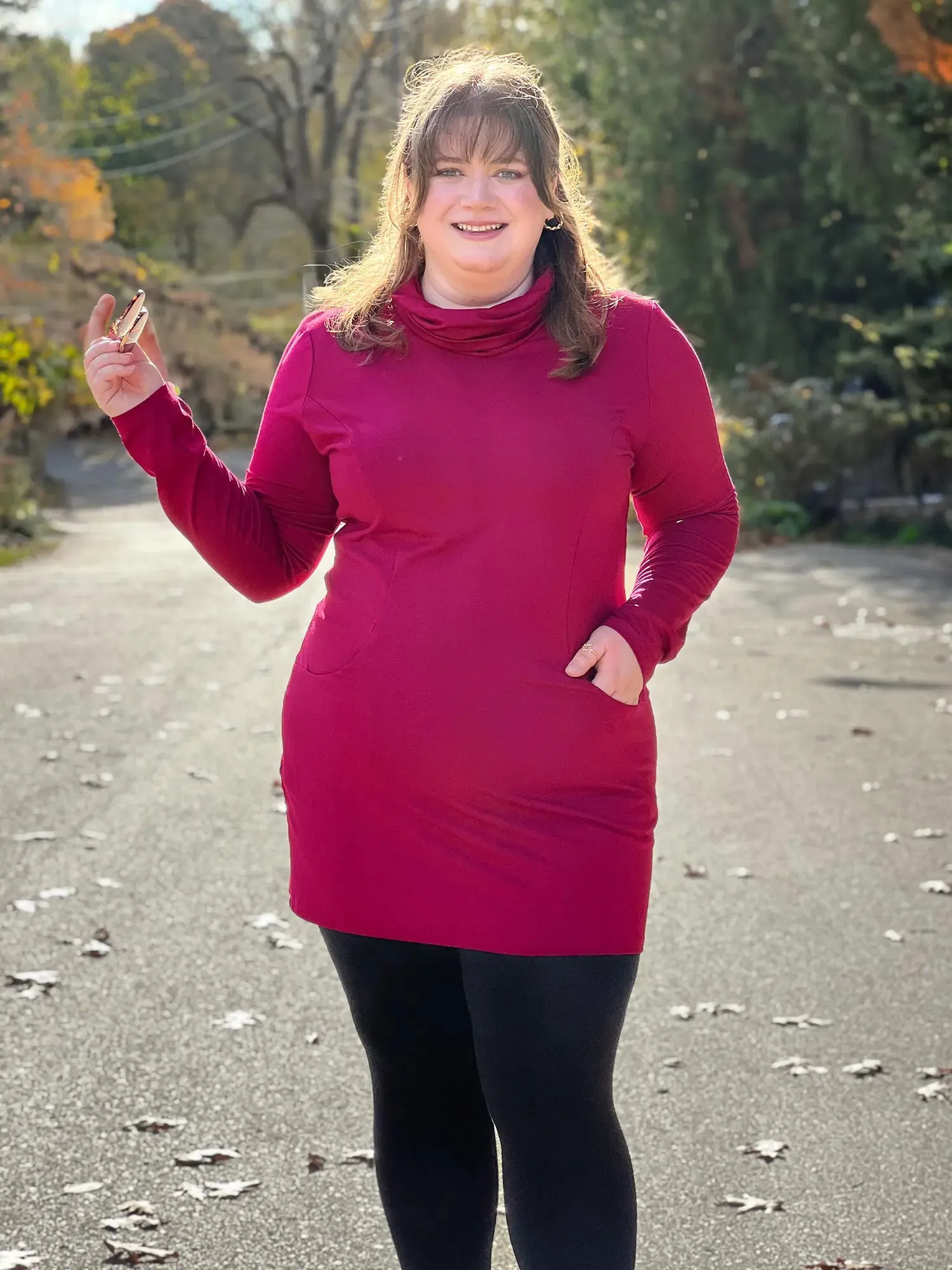 Kaito cowl neck pocket tunic - FINAL SALE sold by Miik