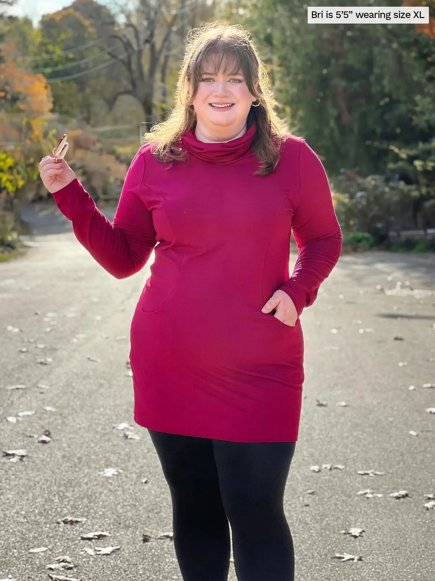 Kaito cowl neck pocket tunic - FINAL SALE sold by Miik product image thumbnail 4