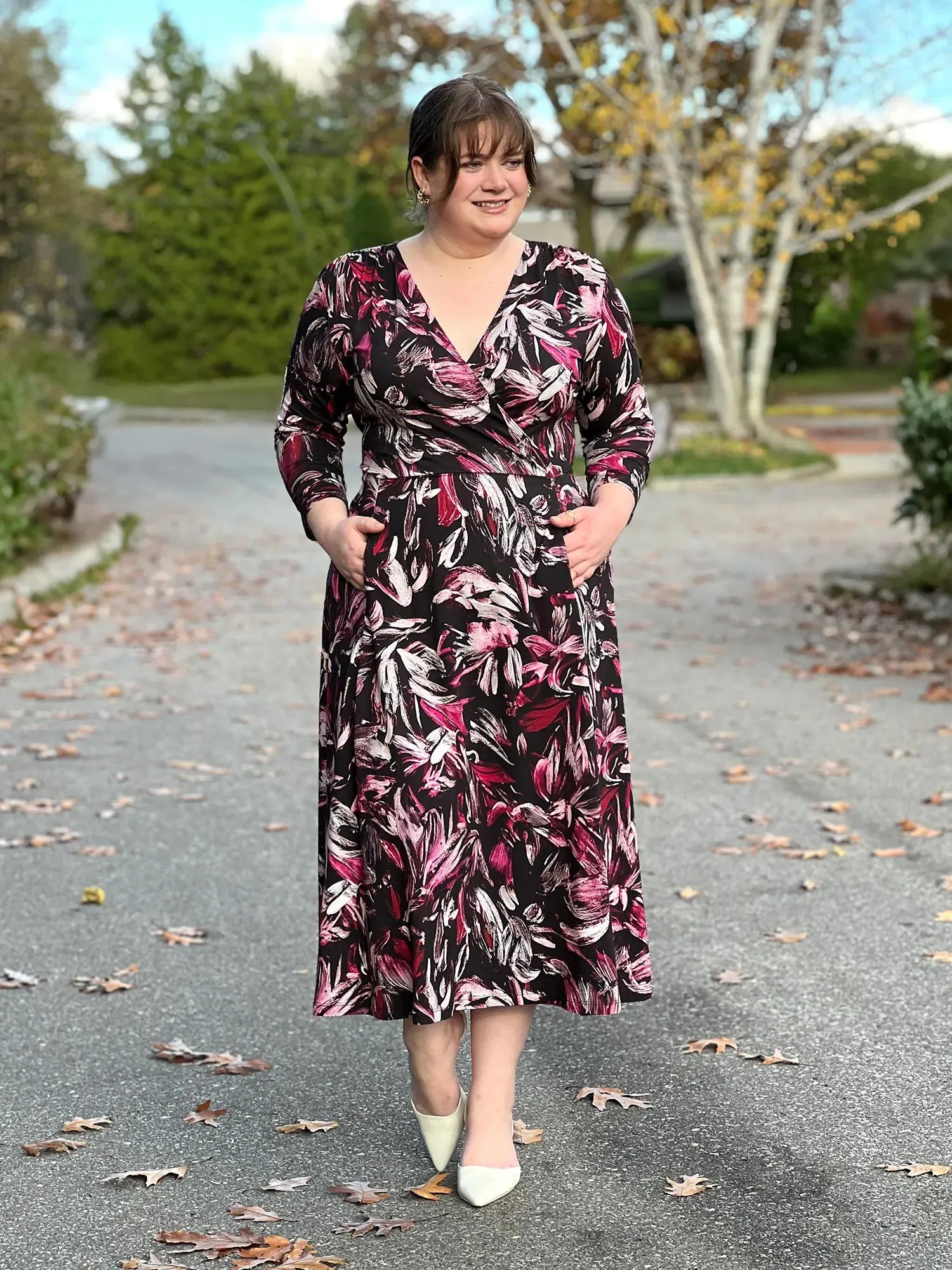 Claudine tie waist midi dress sold by Miik