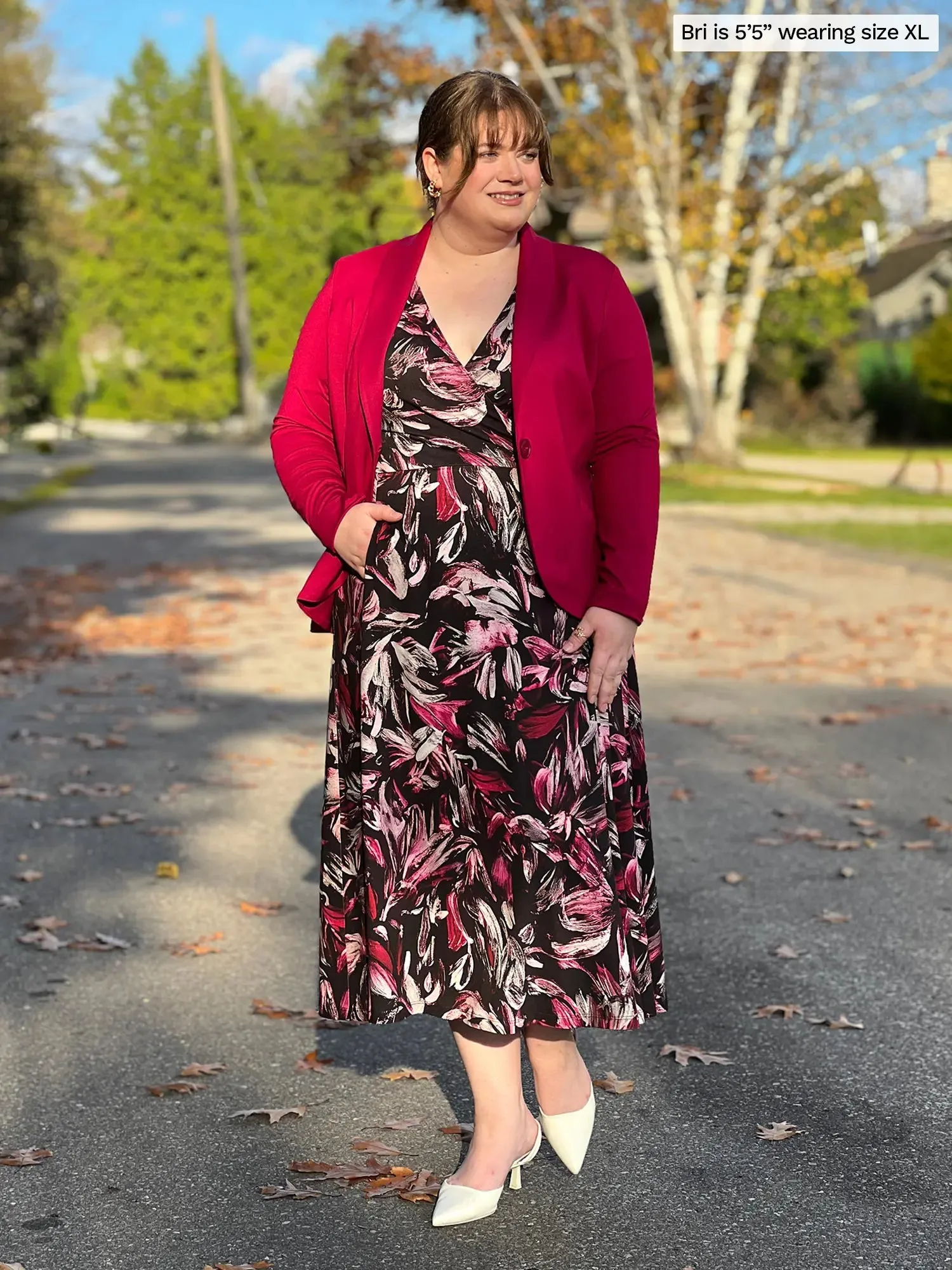 Claudine tie waist midi dress sold by Miik product image thumbnail 3