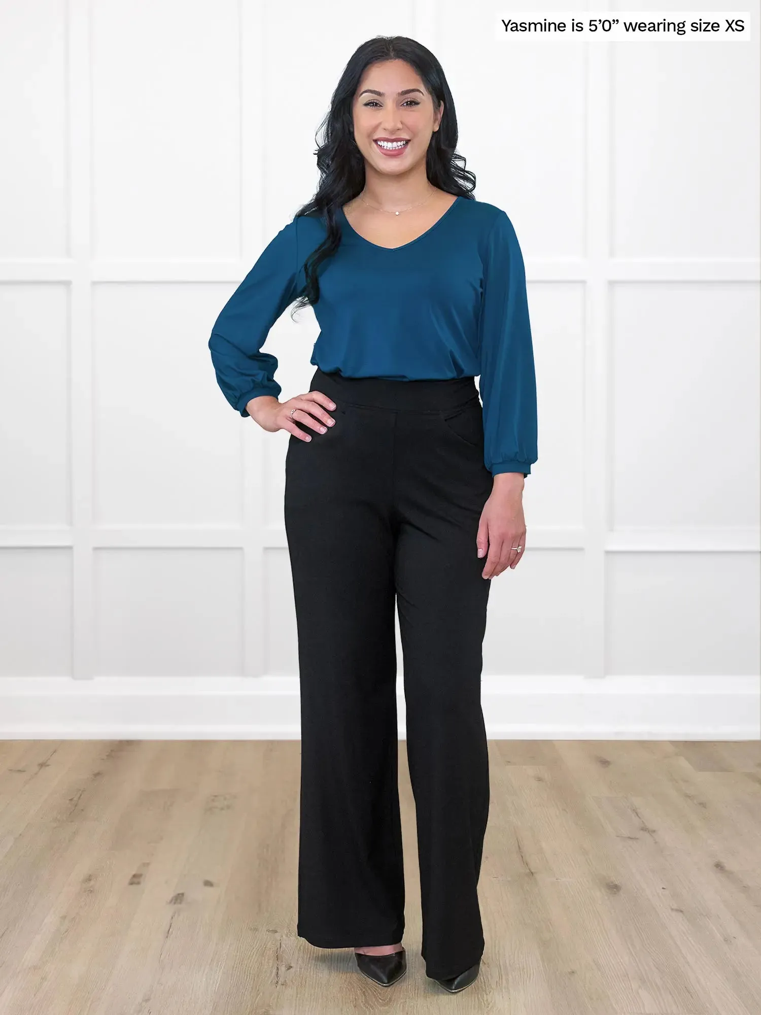 Jayna v-neck 3/4 sleeve top - FINAL SALE sold by Miik product image thumbnail 5