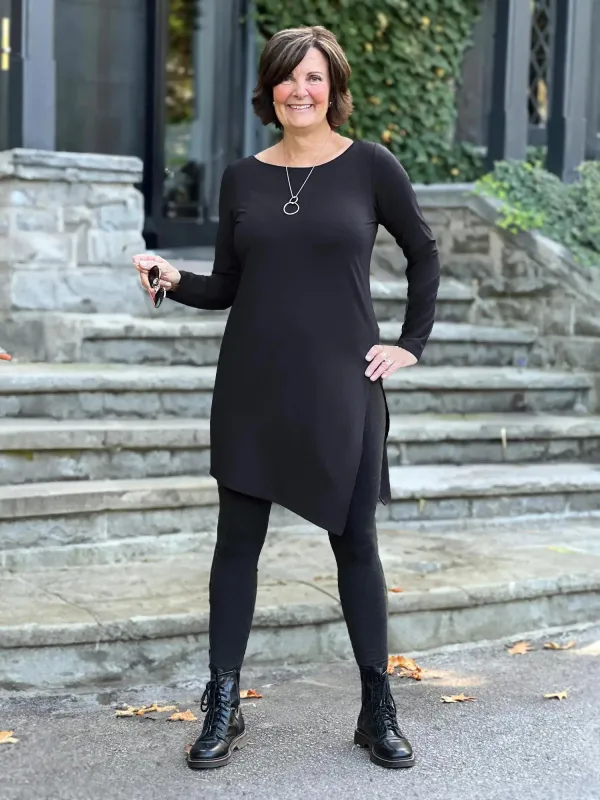 Elsie asymmetrical long sleeve tunic - FINAL SALE sold by Miik