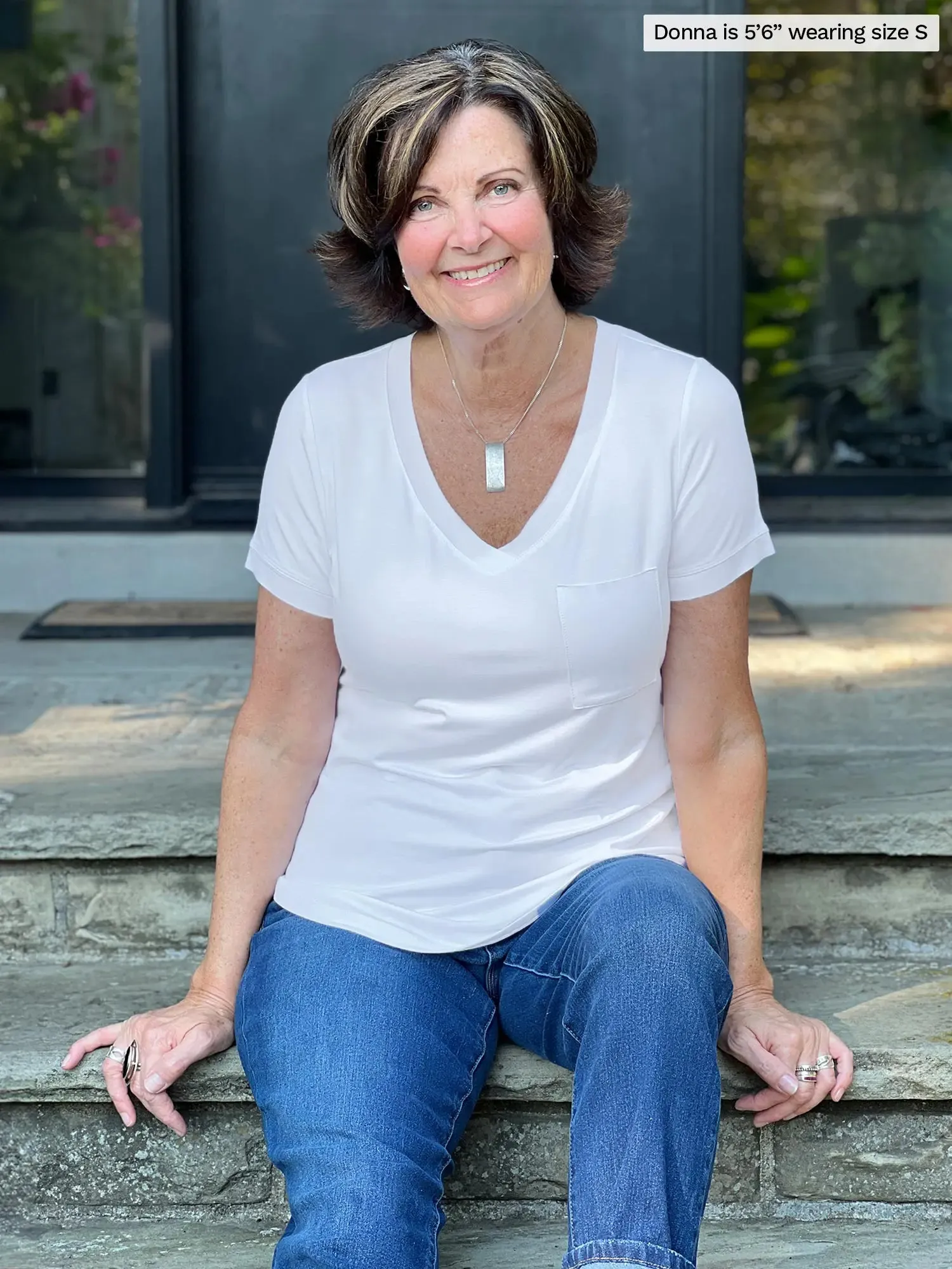 Lex v-neck pocket tee sold by Miik product image thumbnail 2