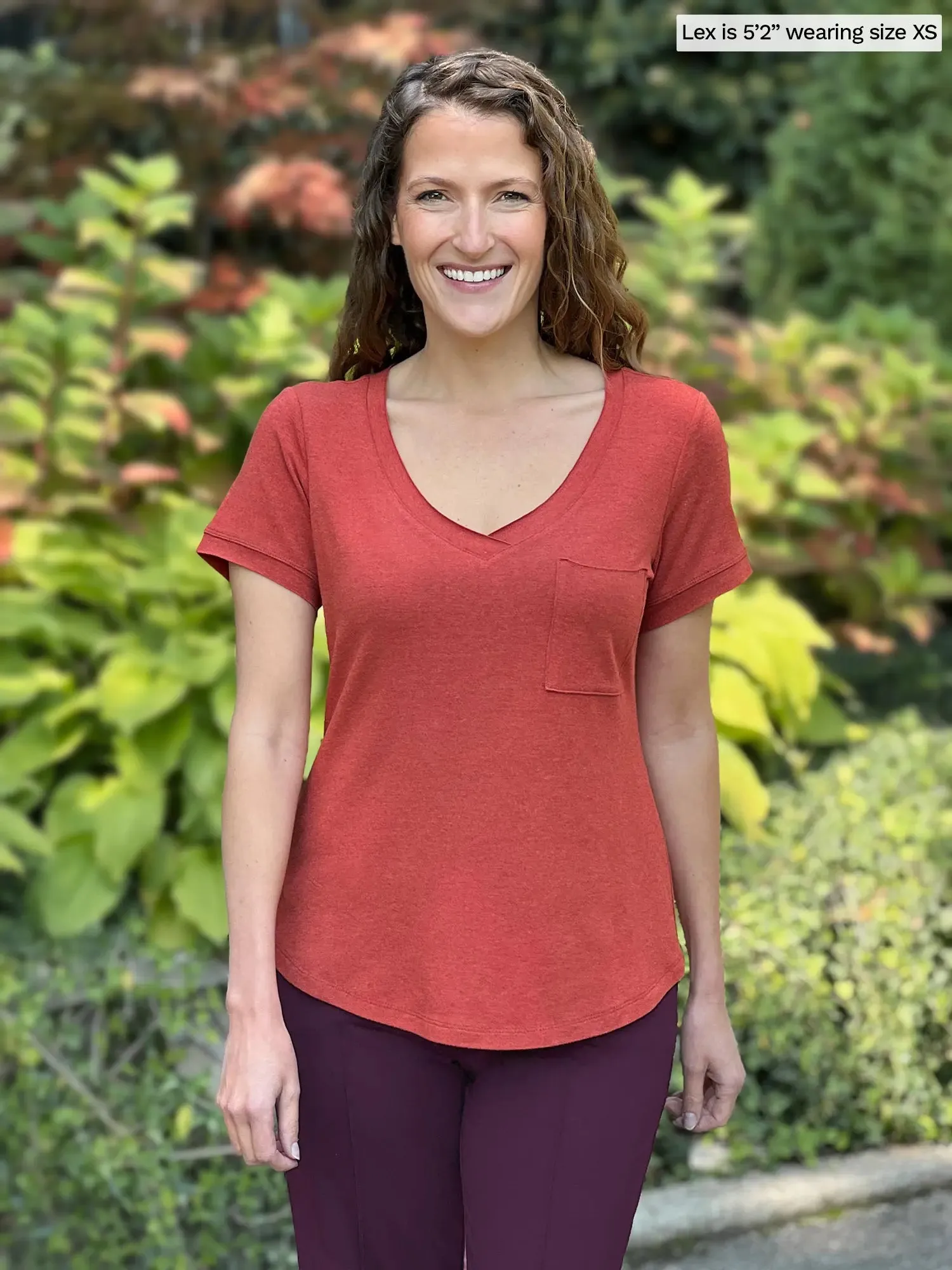 Lex v-neck pocket tee sold by Miik product image thumbnail 5