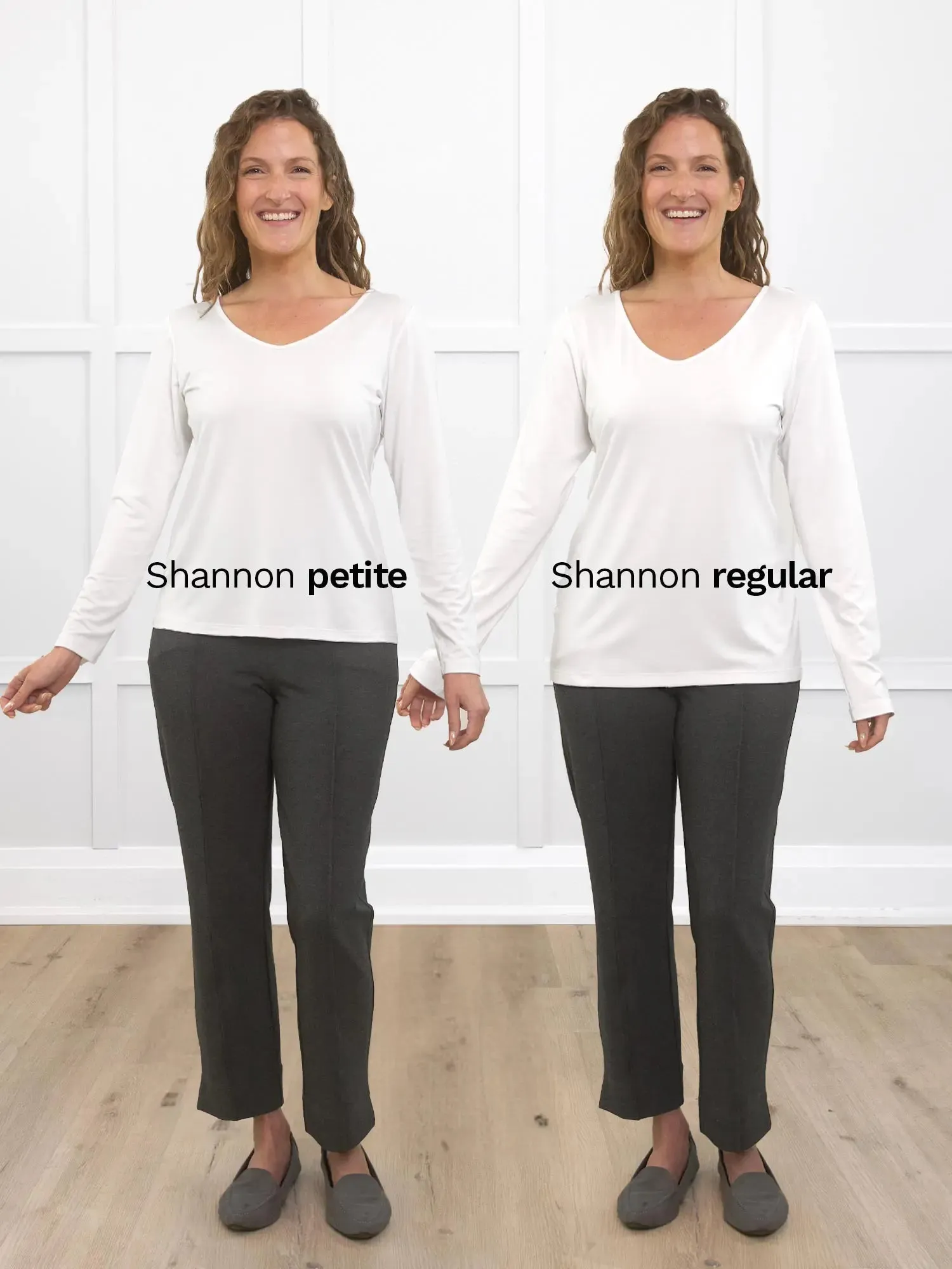 Shannon reversible neckline long sleeve tee sold by Miik product image thumbnail 4