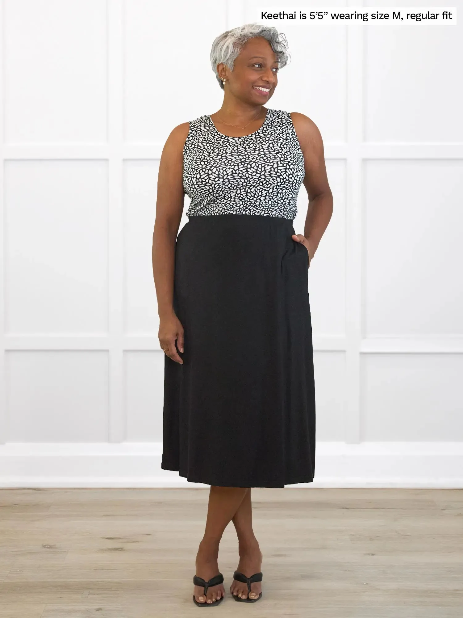 Shandra reversible neckline tank top sold by Miik product image thumbnail 4