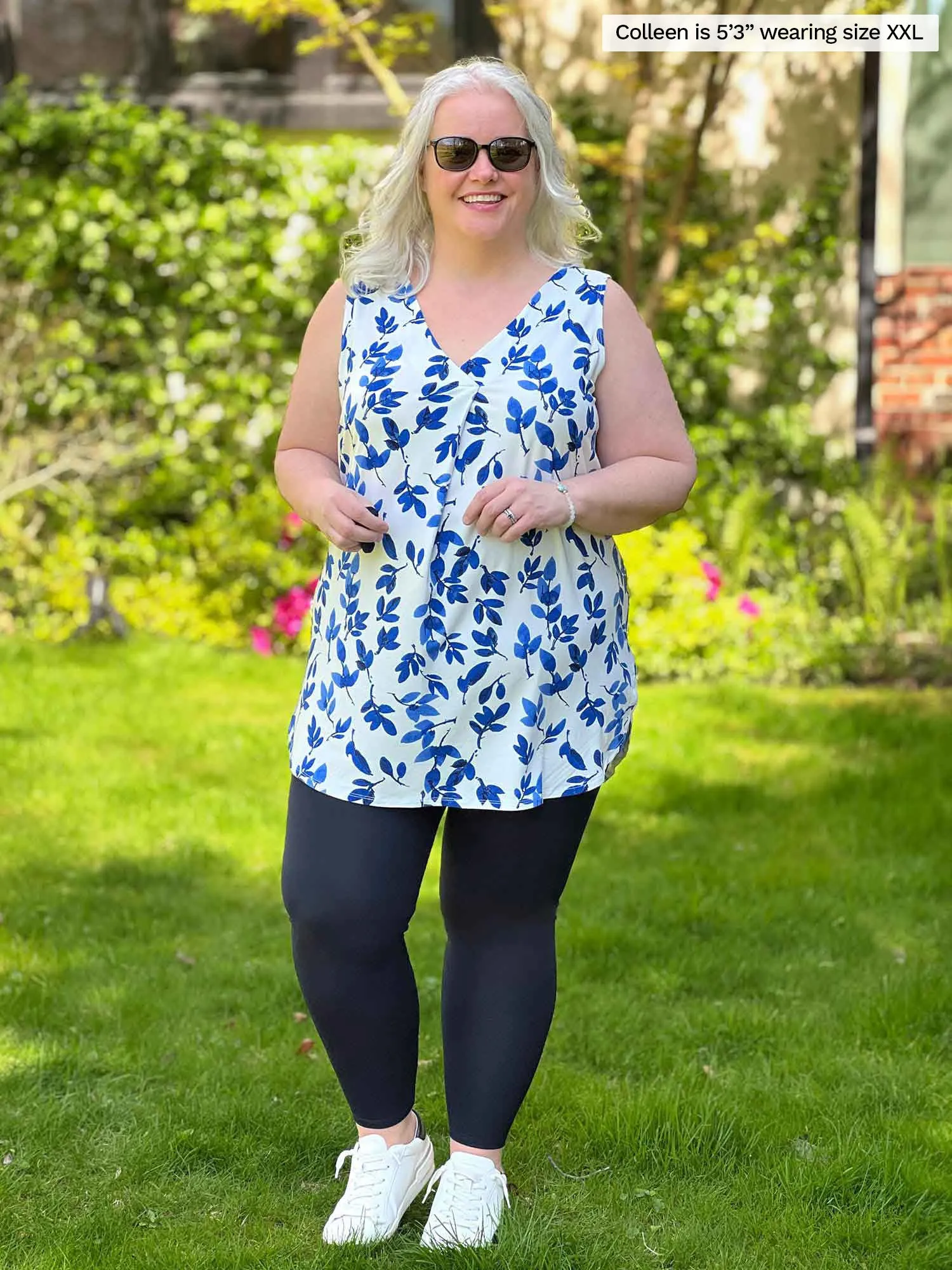 Marta v-neck inverted pleat tunic - FINAL SALE sold by Miik product image thumbnail 2