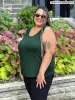 Alanis relaxed tank top sold by Miik