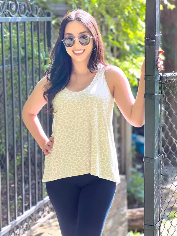 Reesa racerback high-low tank top - FINAL SALE sold by Miik