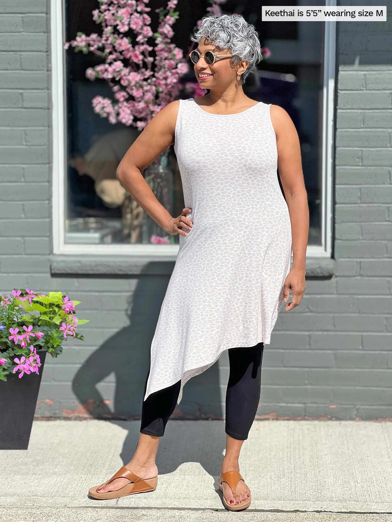 Mariska asymmetrical tunic dress - FINAL SALE sold by Miik product image thumbnail 3