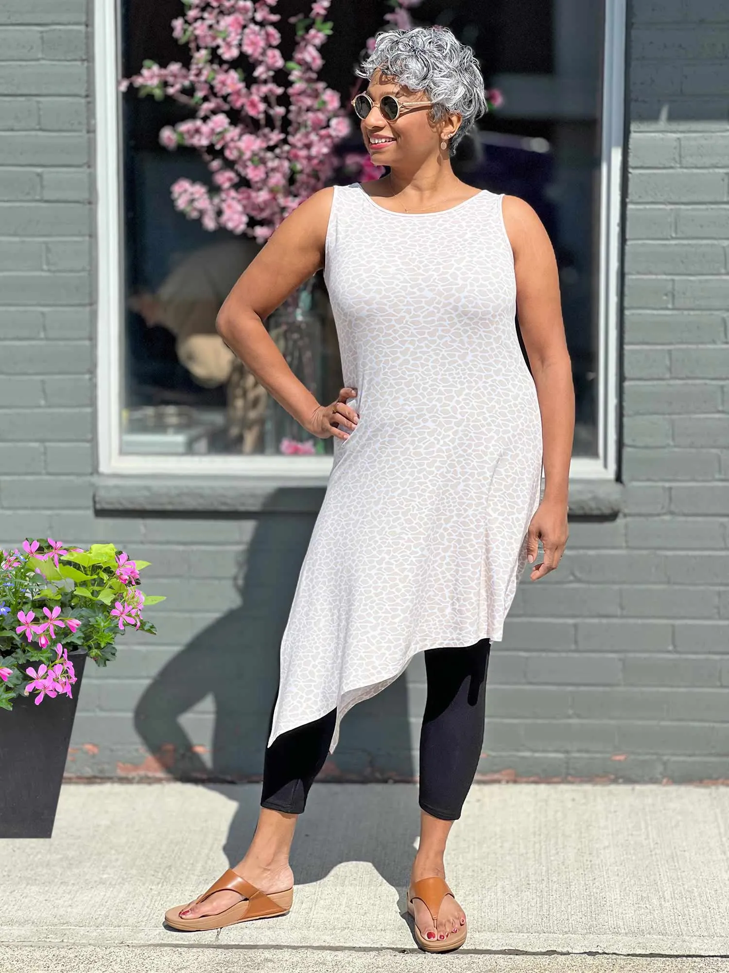 Mariska asymmetrical tunic dress - FINAL SALE sold by Miik