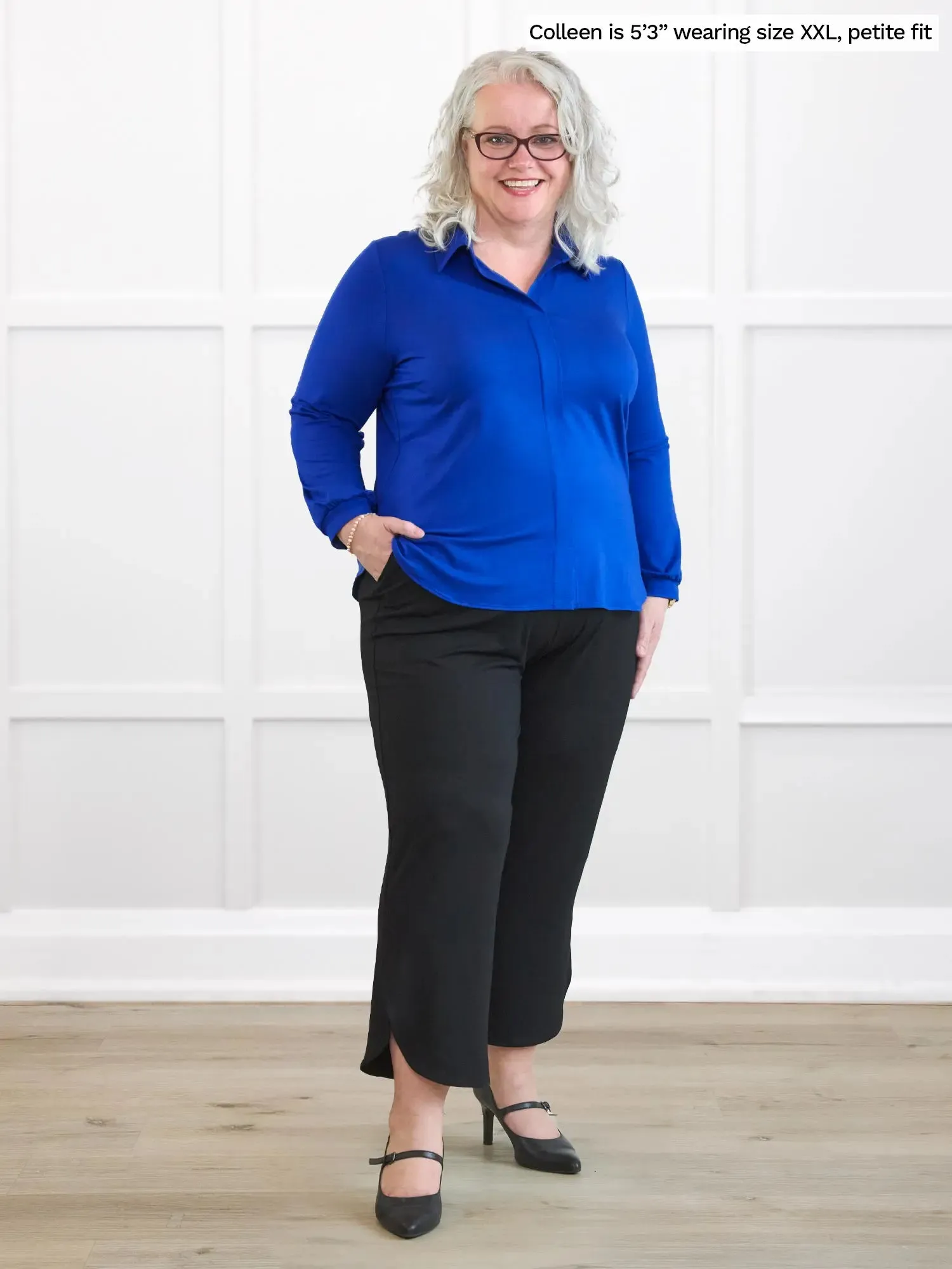 Lucia collared shirt sold by Miik product image thumbnail 5