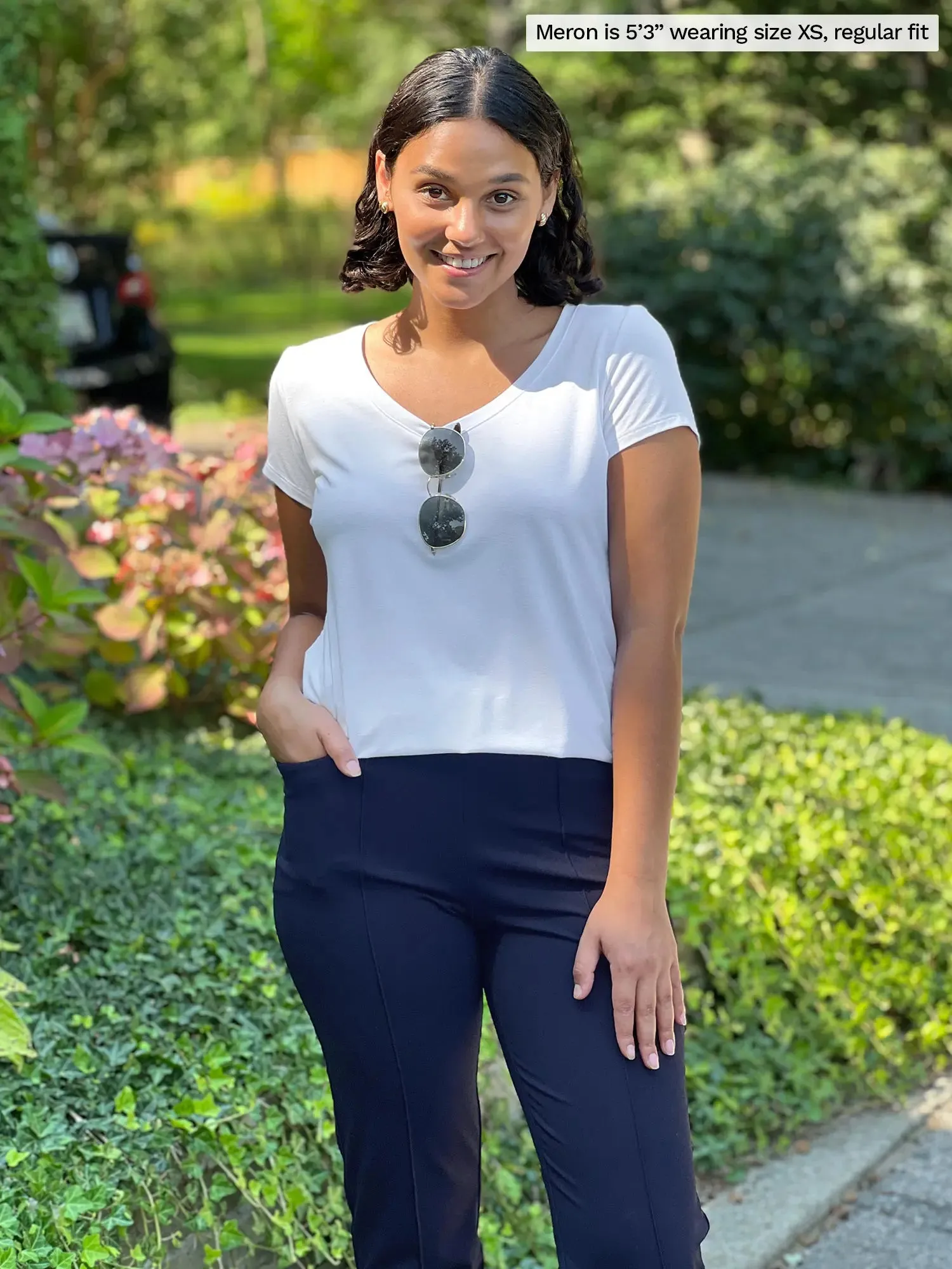 Sutton v-neck classic tee sold by Miik product image thumbnail 2