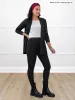 Lucy mid-rise legging sold by Miik