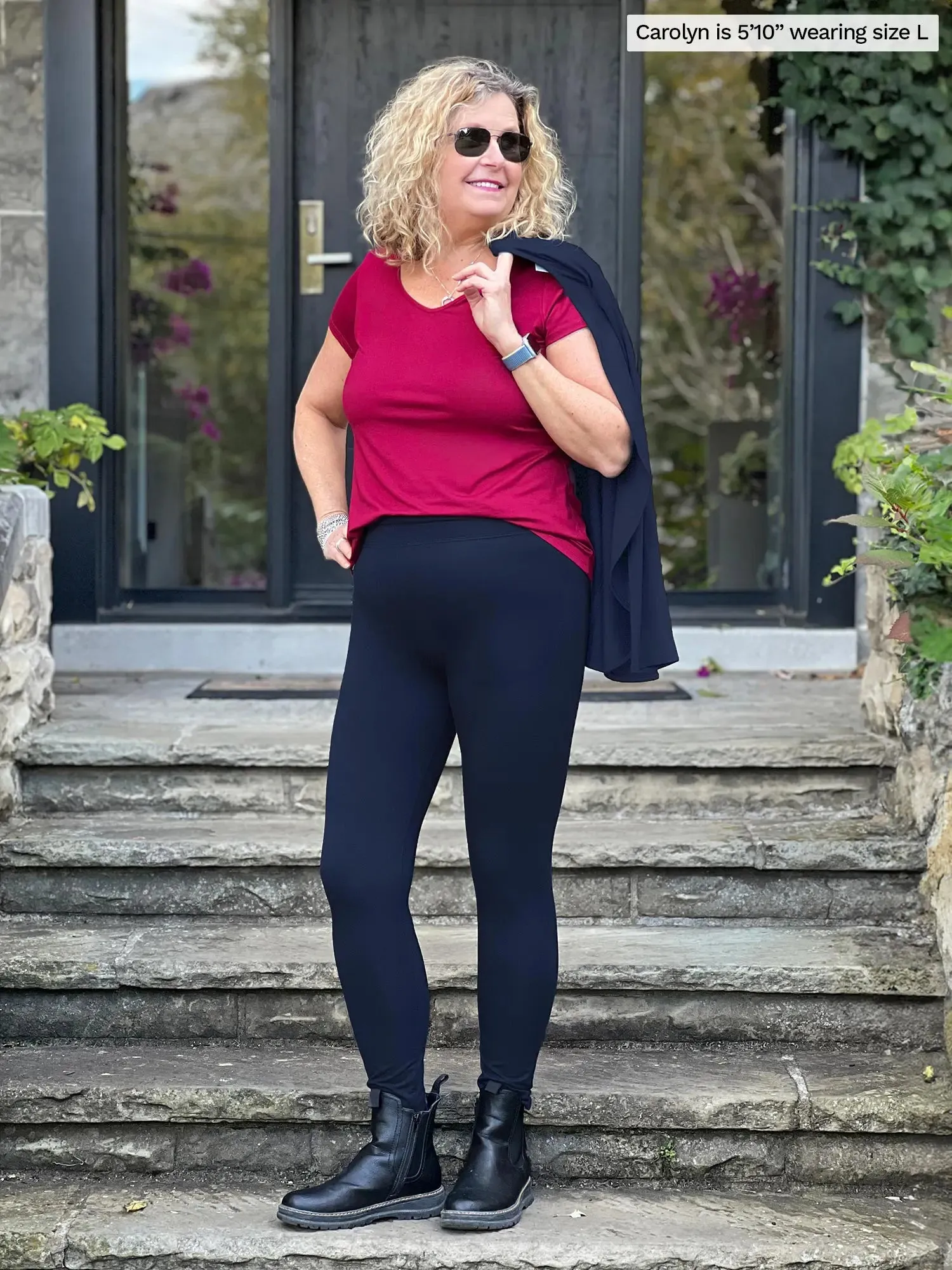 Lucy mid-rise legging sold by Miik product image thumbnail 5