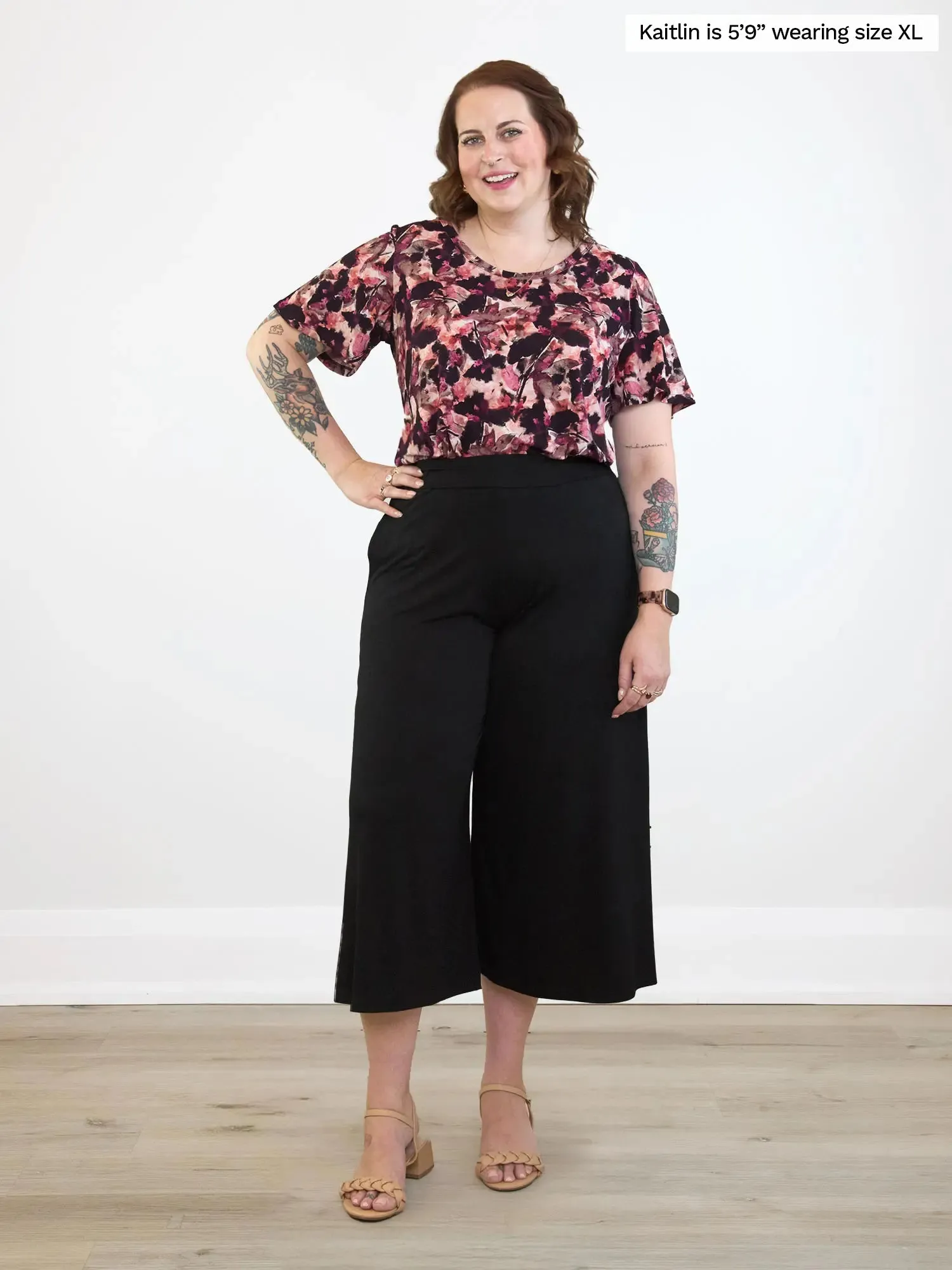 Valencia capri palazzo pocket pant sold by Miik product image thumbnail 3