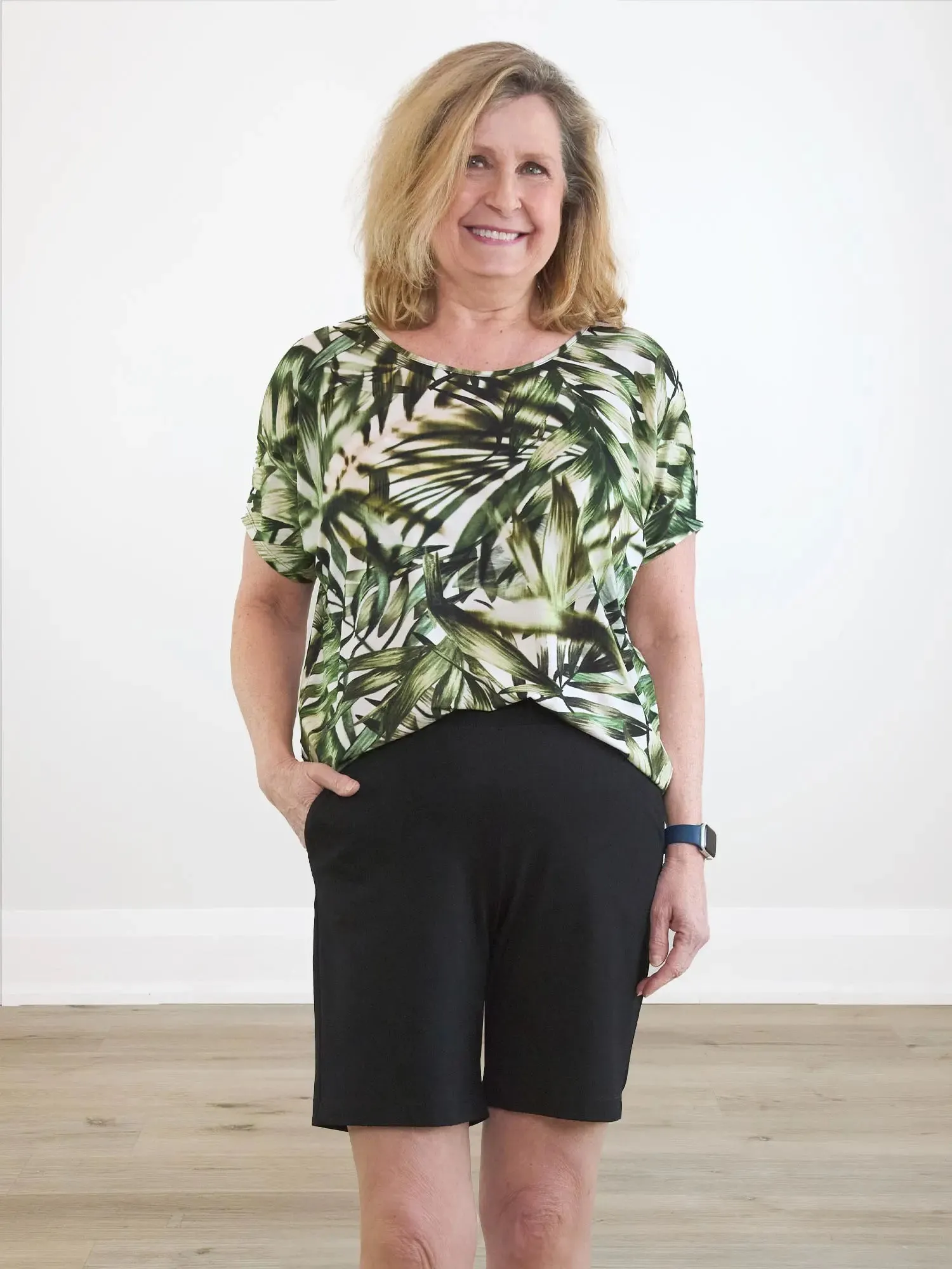 Adisa reversible neckline slouchy dolman top - FINAL SALE sold by Miik