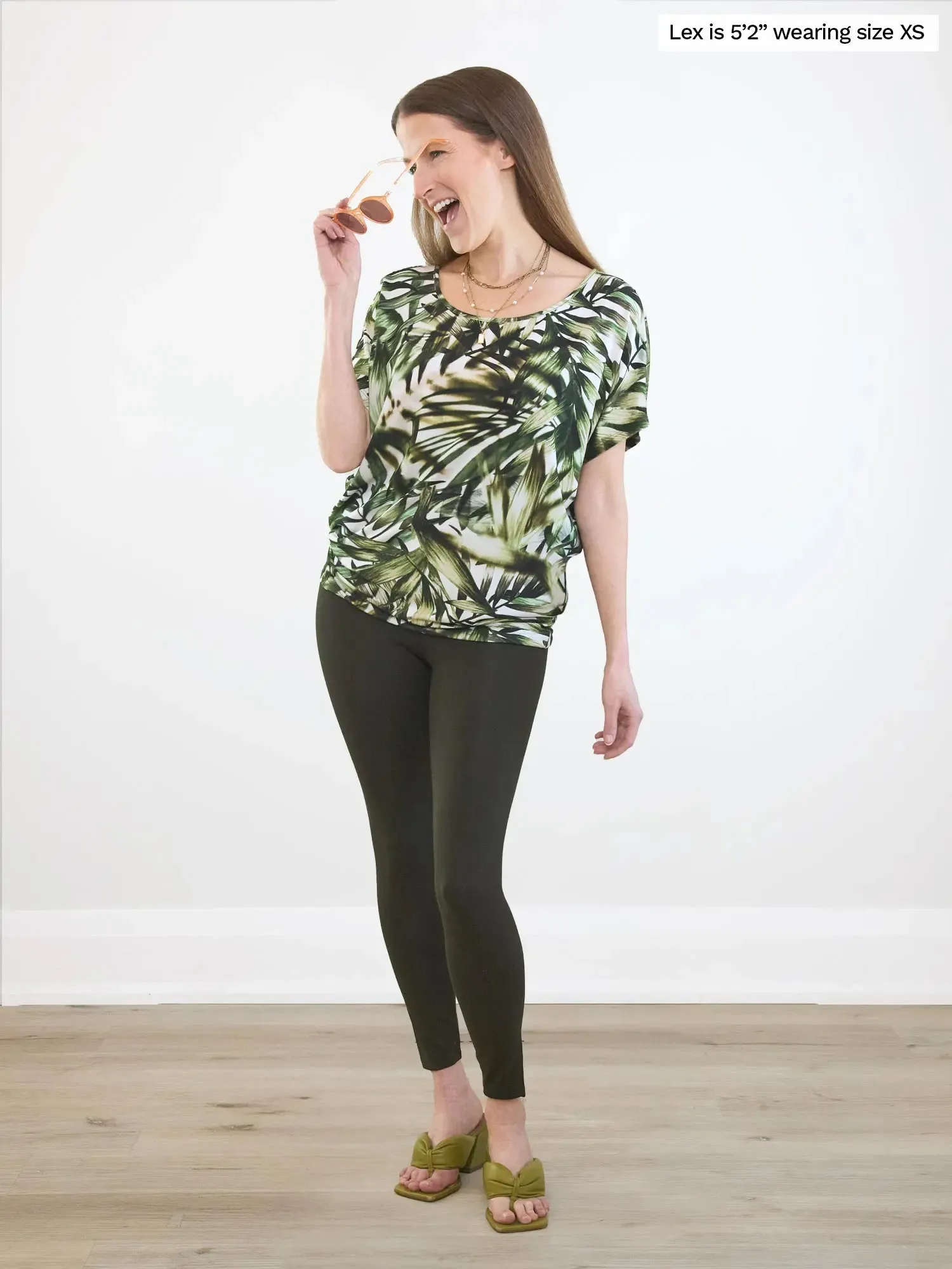 Adisa reversible neckline slouchy dolman top - FINAL SALE sold by Miik product image thumbnail 5