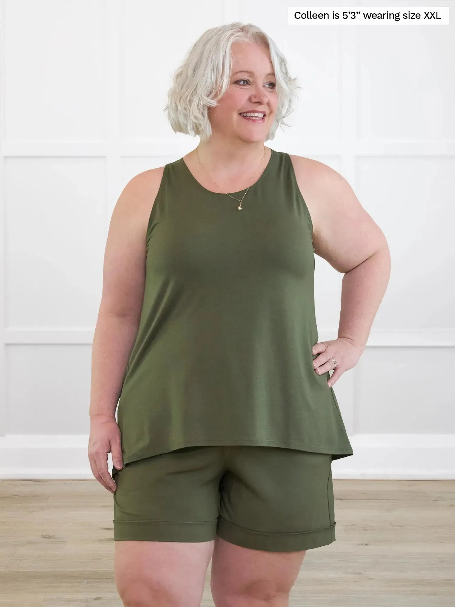 Eliana high-low tank top sold by Miik product image thumbnail 2