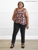 Romy scoop neck tulip top sold by Miik