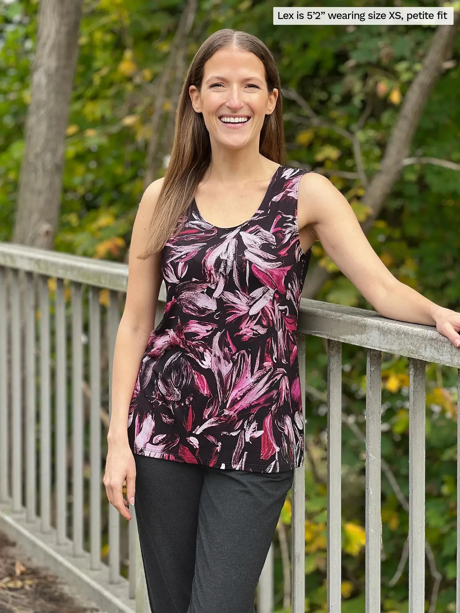 Shandra reversible neckline tank top - SELECT COLOURS sold by Miik product image thumbnail 2