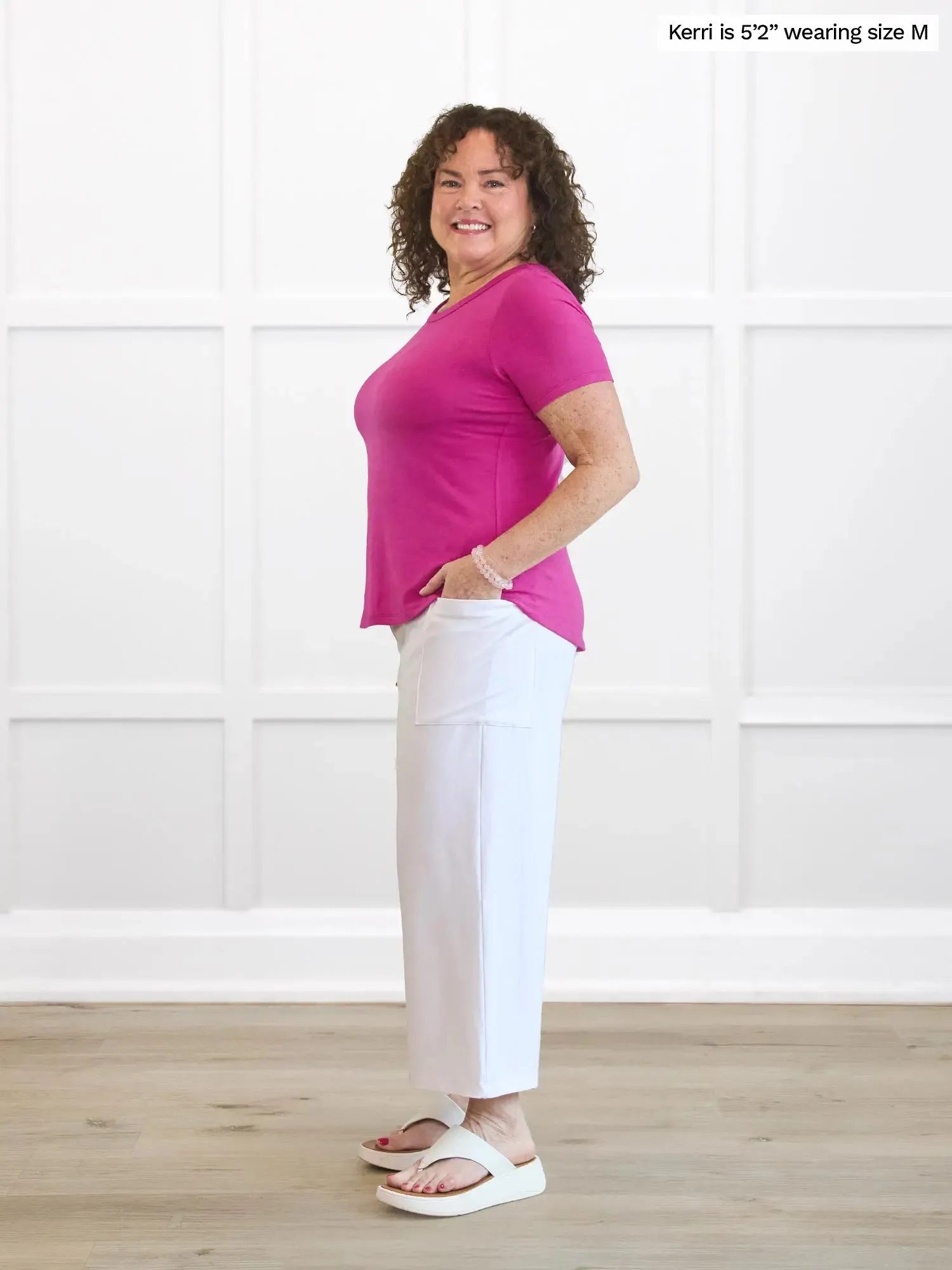 Merritt wide leg lounge capri pant - FINAL SALE sold by Miik product image thumbnail 3