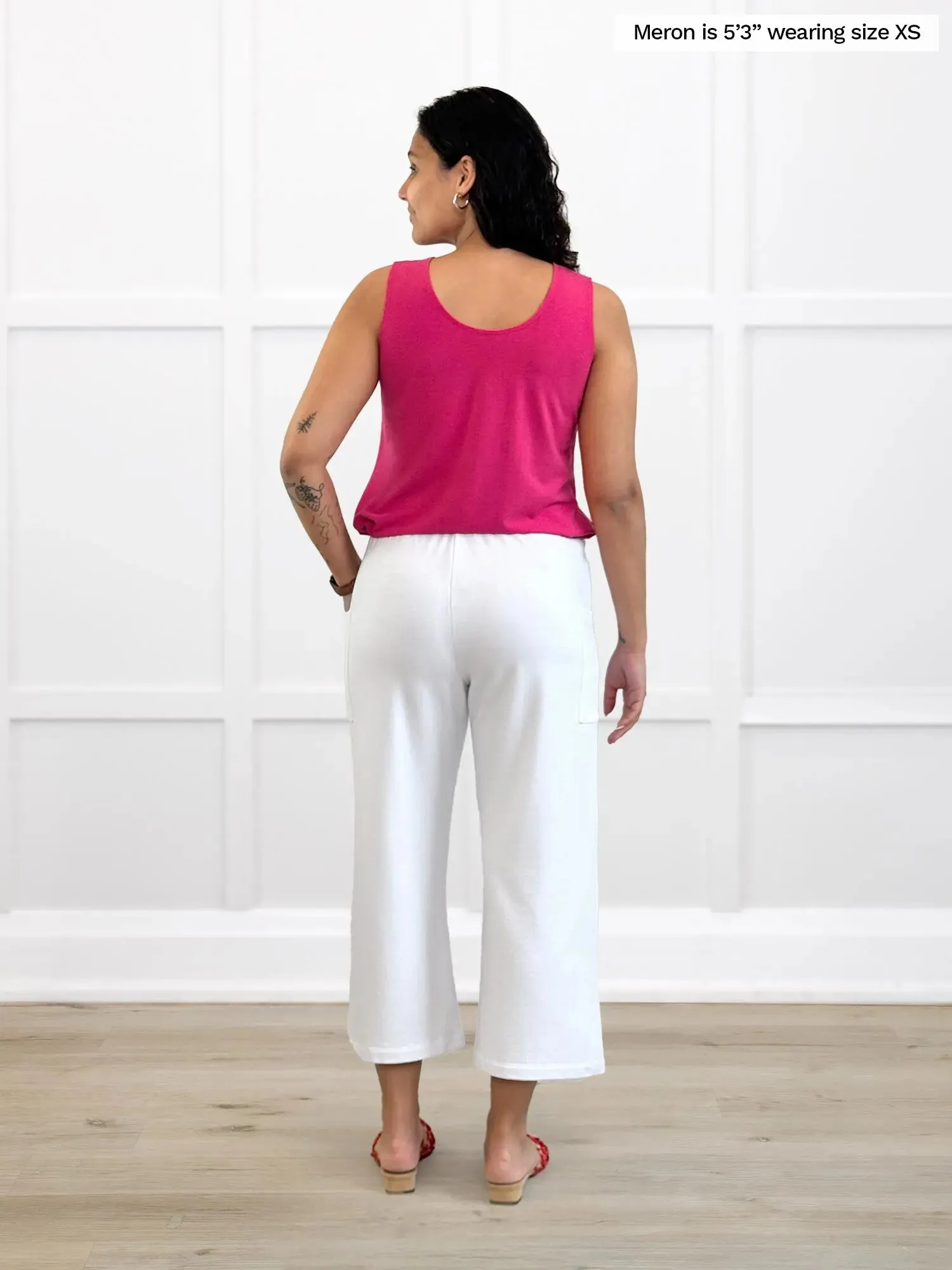 Merritt wide leg lounge capri pant - FINAL SALE sold by Miik product image thumbnail 5