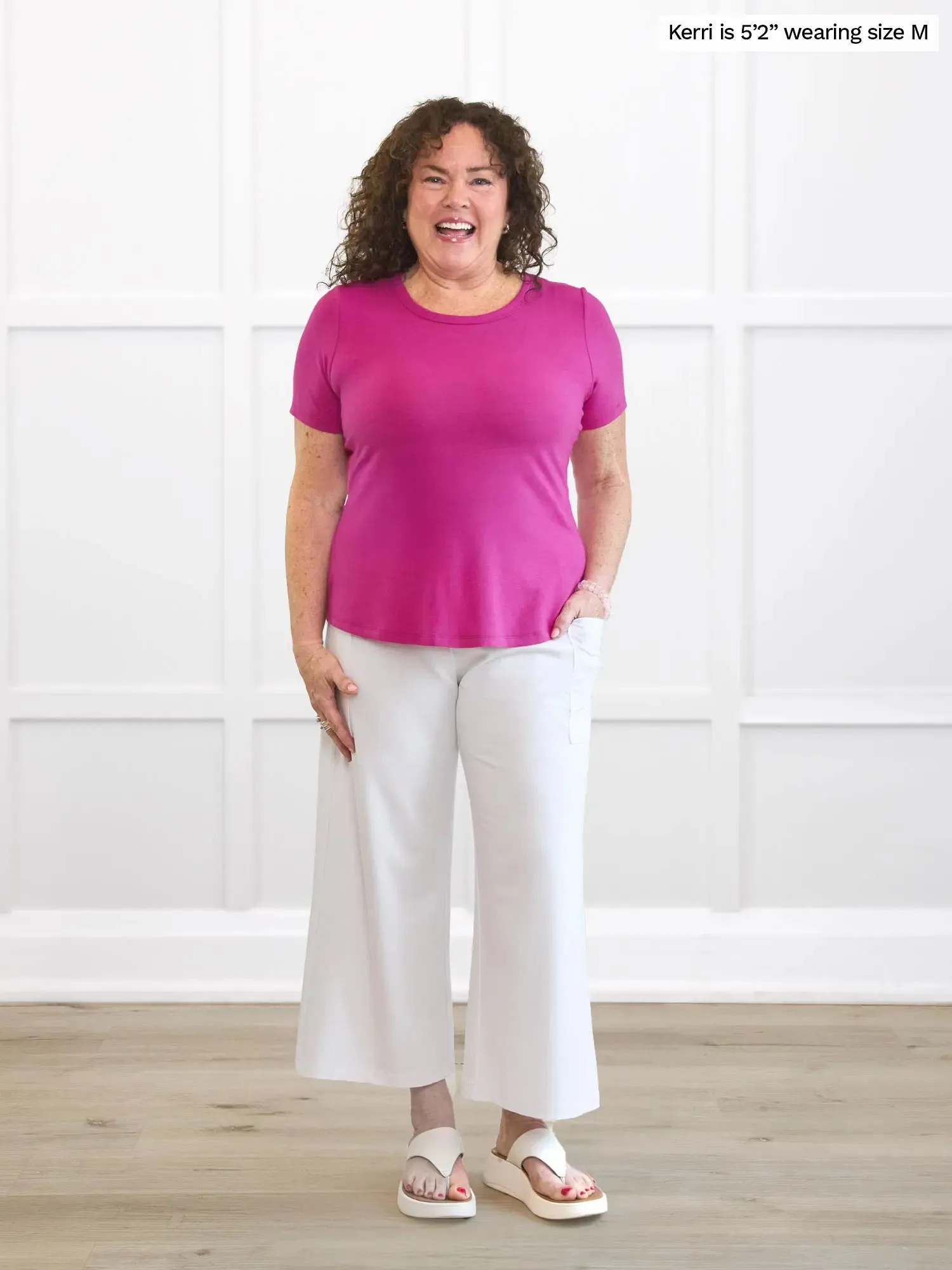 Merritt wide leg lounge capri pant - FINAL SALE sold by Miik product image thumbnail 2