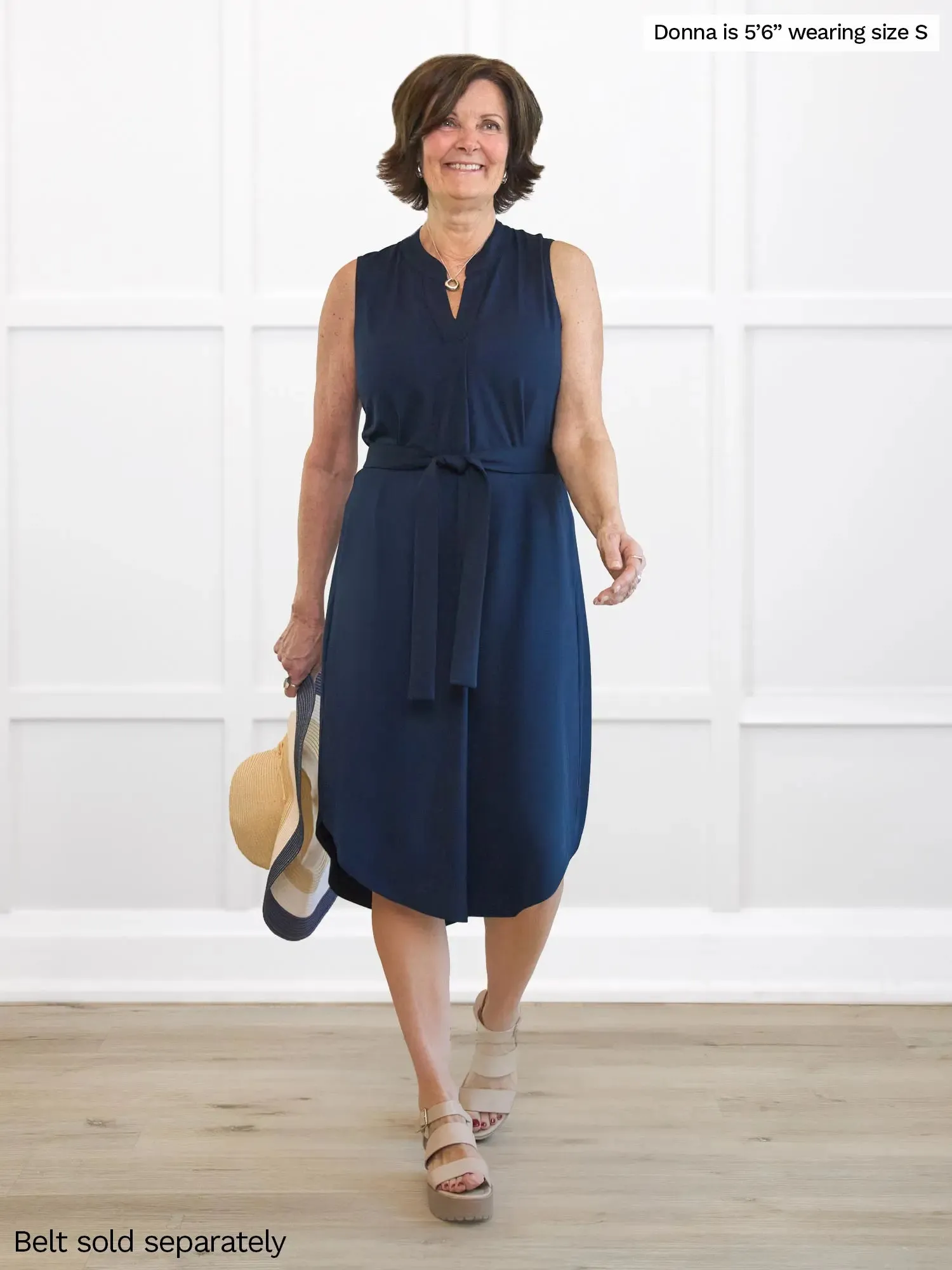 Divya band collar pocket midi dress - FINAL SALE sold by Miik product image thumbnail 5