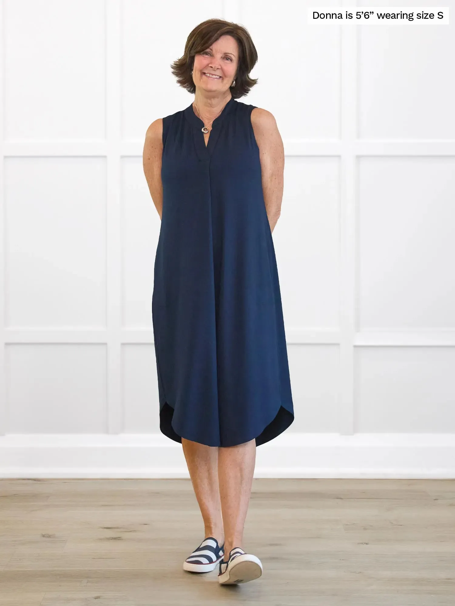 Divya band collar pocket midi dress - FINAL SALE sold by Miik product image thumbnail 2