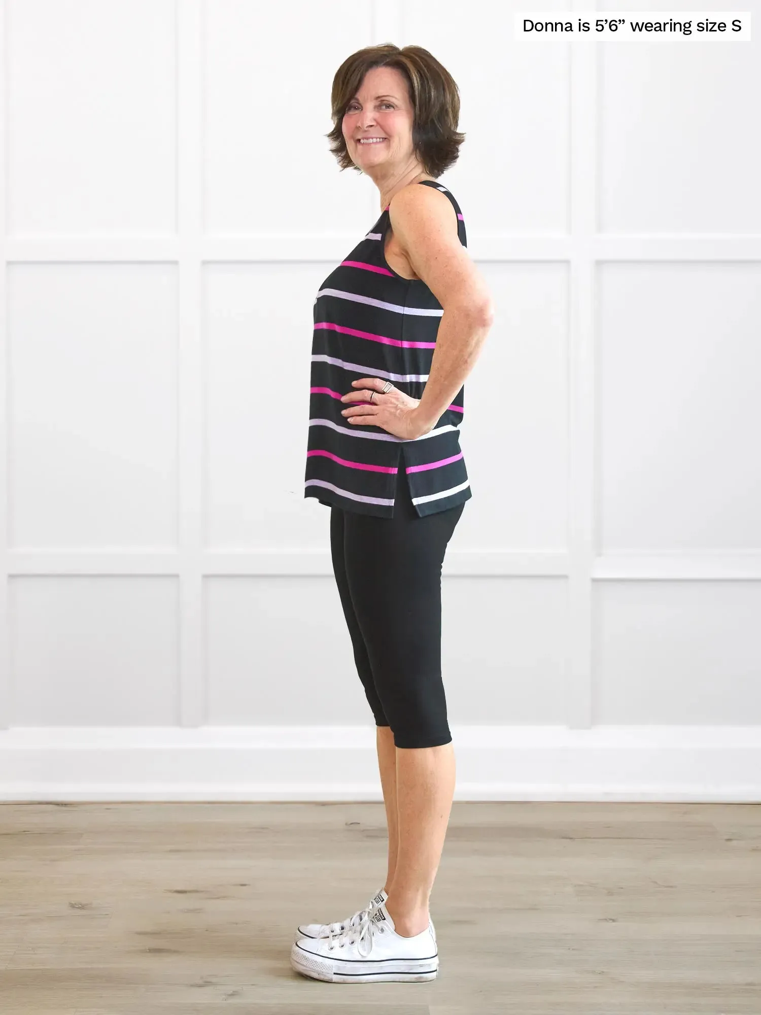 Kaede high waisted knee-length legging sold by Miik product image thumbnail 3