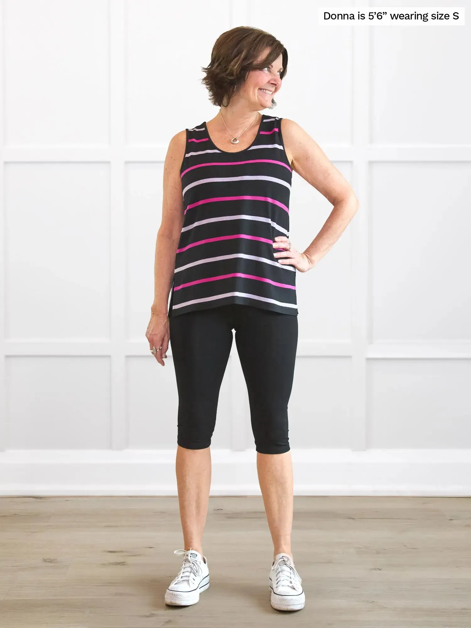 Kaede high waisted knee-length legging sold by Miik product image thumbnail 2