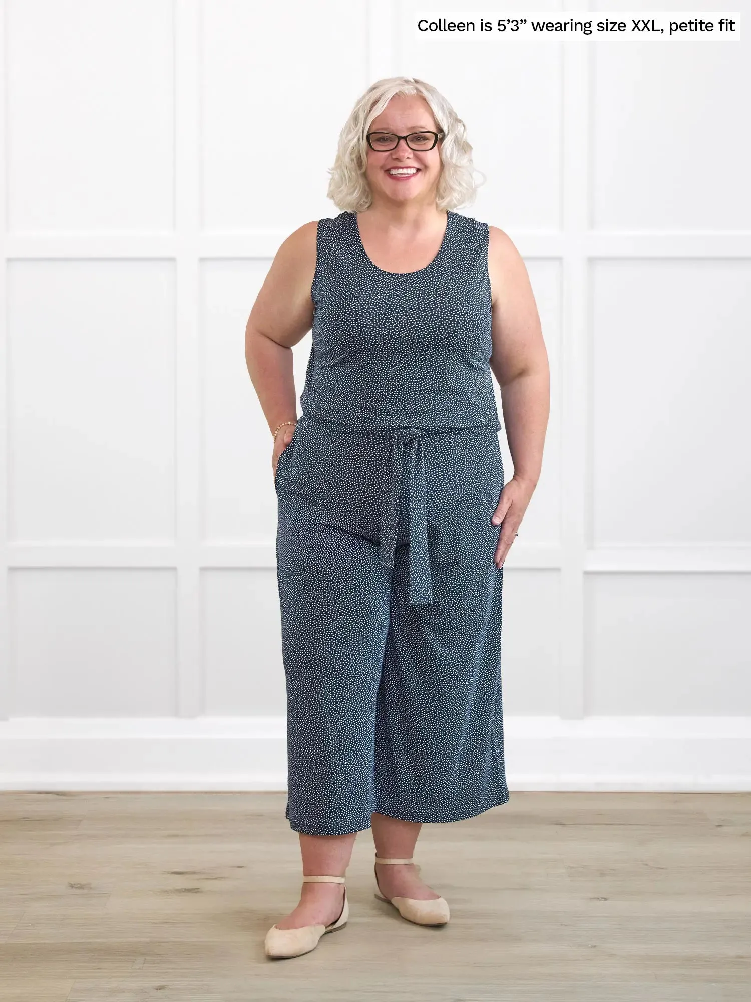 Kavita open-back capri jumpsuit sold by Miik product image thumbnail 4