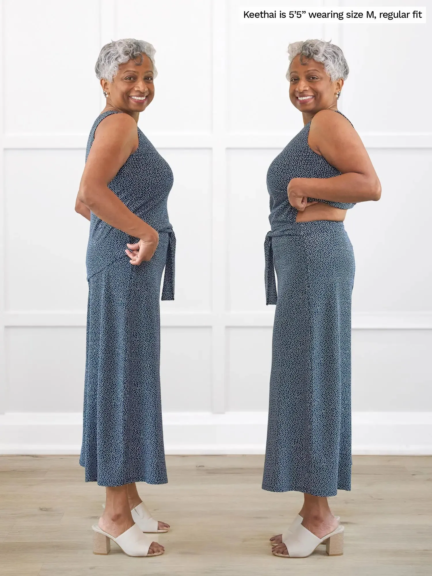 Kavita open-back capri jumpsuit sold by Miik product image thumbnail 2