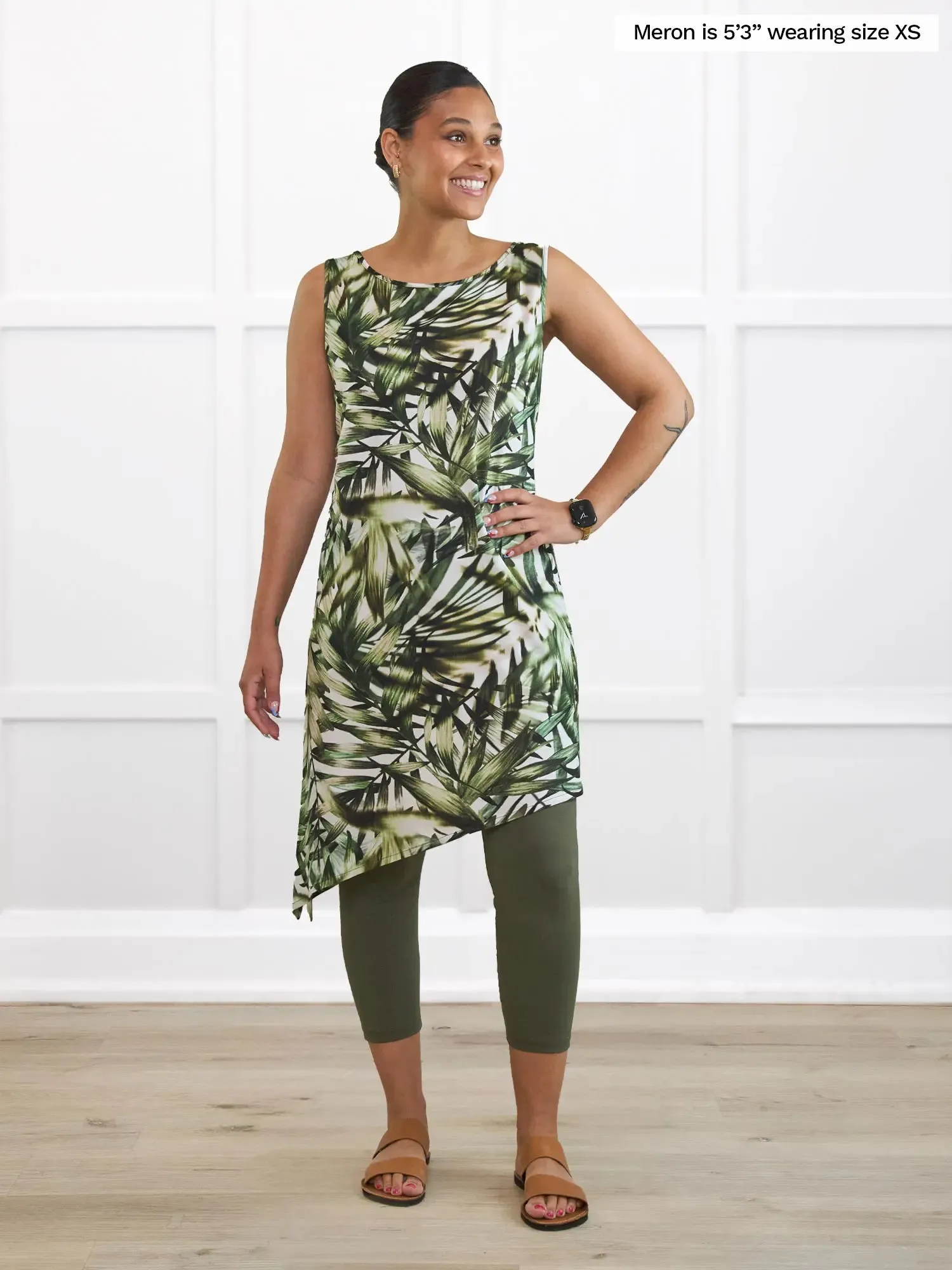 Val reversible neckline asymmetrical tunic - FINAL SALE sold by Miik product image thumbnail 3