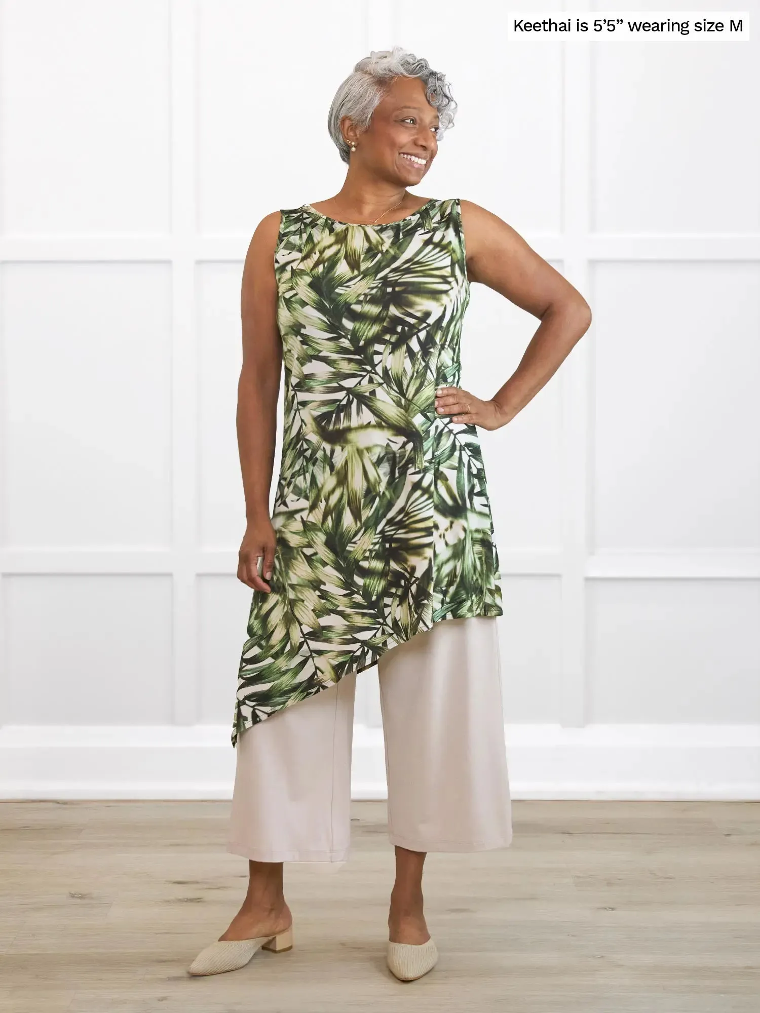 Val reversible neckline asymmetrical tunic - FINAL SALE sold by Miik product image thumbnail 4