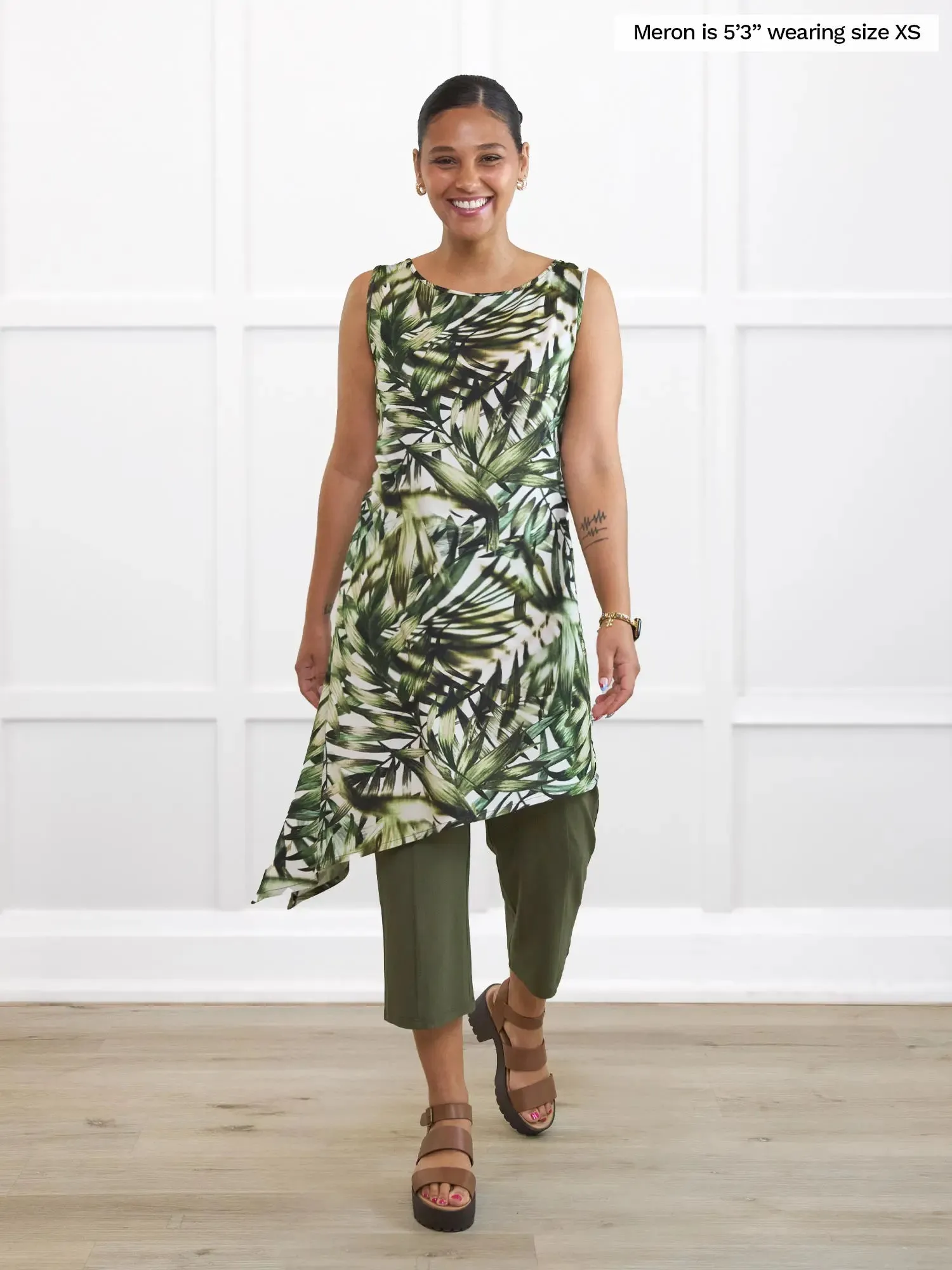 Val reversible neckline asymmetrical tunic - FINAL SALE sold by Miik product image thumbnail 5