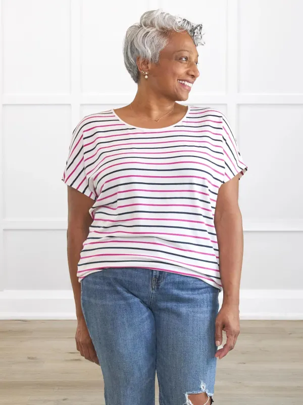 [50% OFF] Adisa reversible neckline slouchy dolman top [SLIGHTLY FLAWED] FINAL SALE sold by Miik